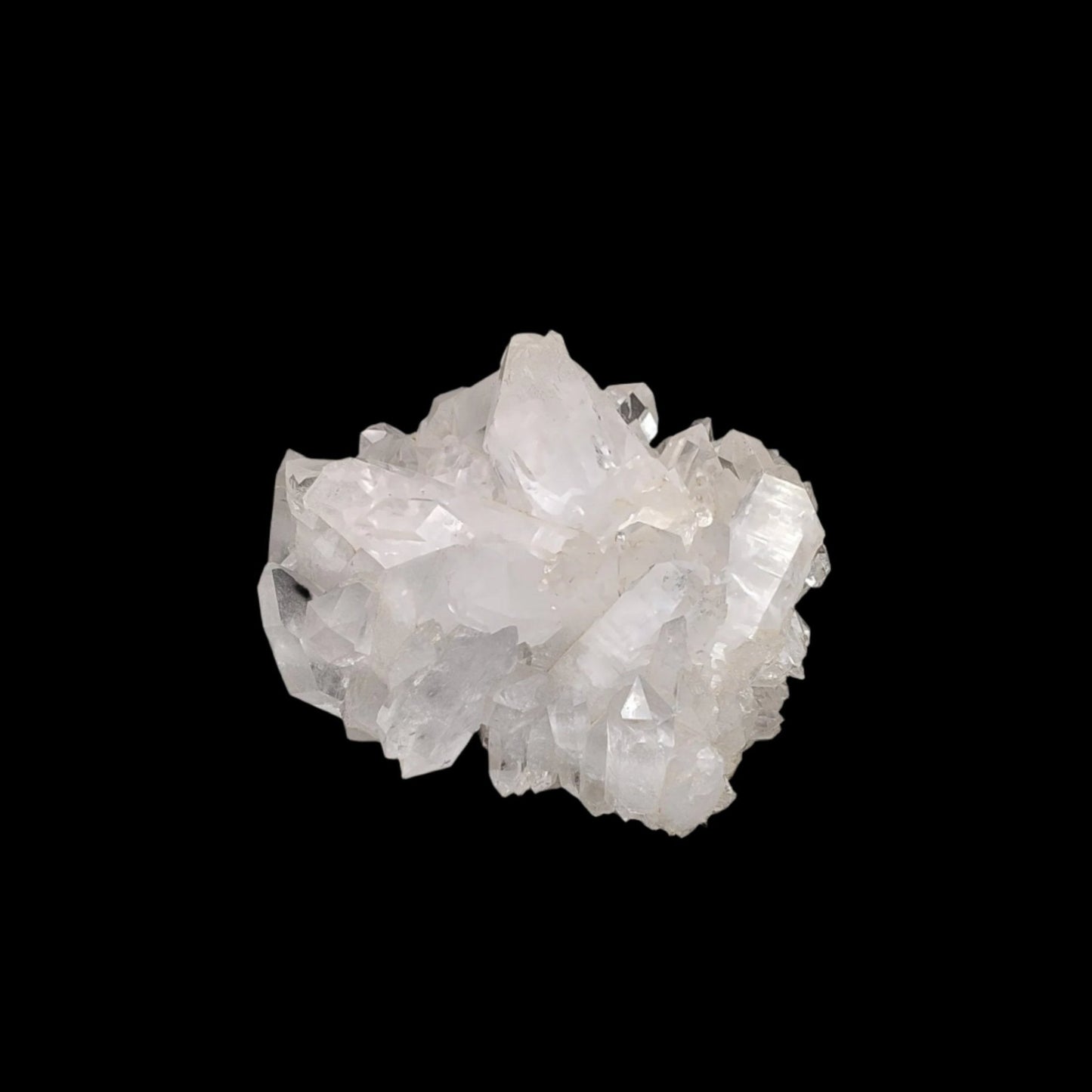 This is the right side of this Quartz crystal cluster