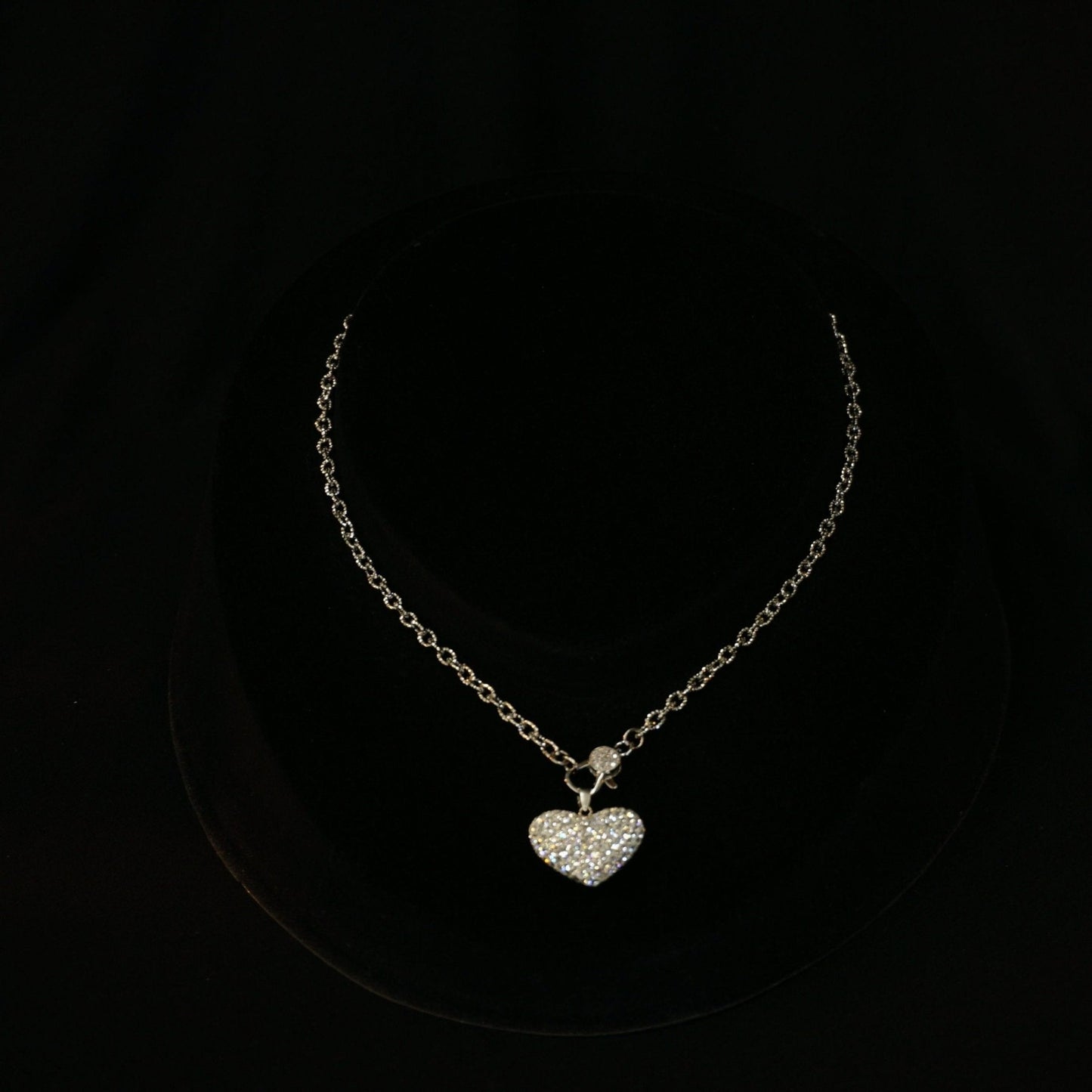 Heart Jewelry Swarovski Crystal Sterling Silver