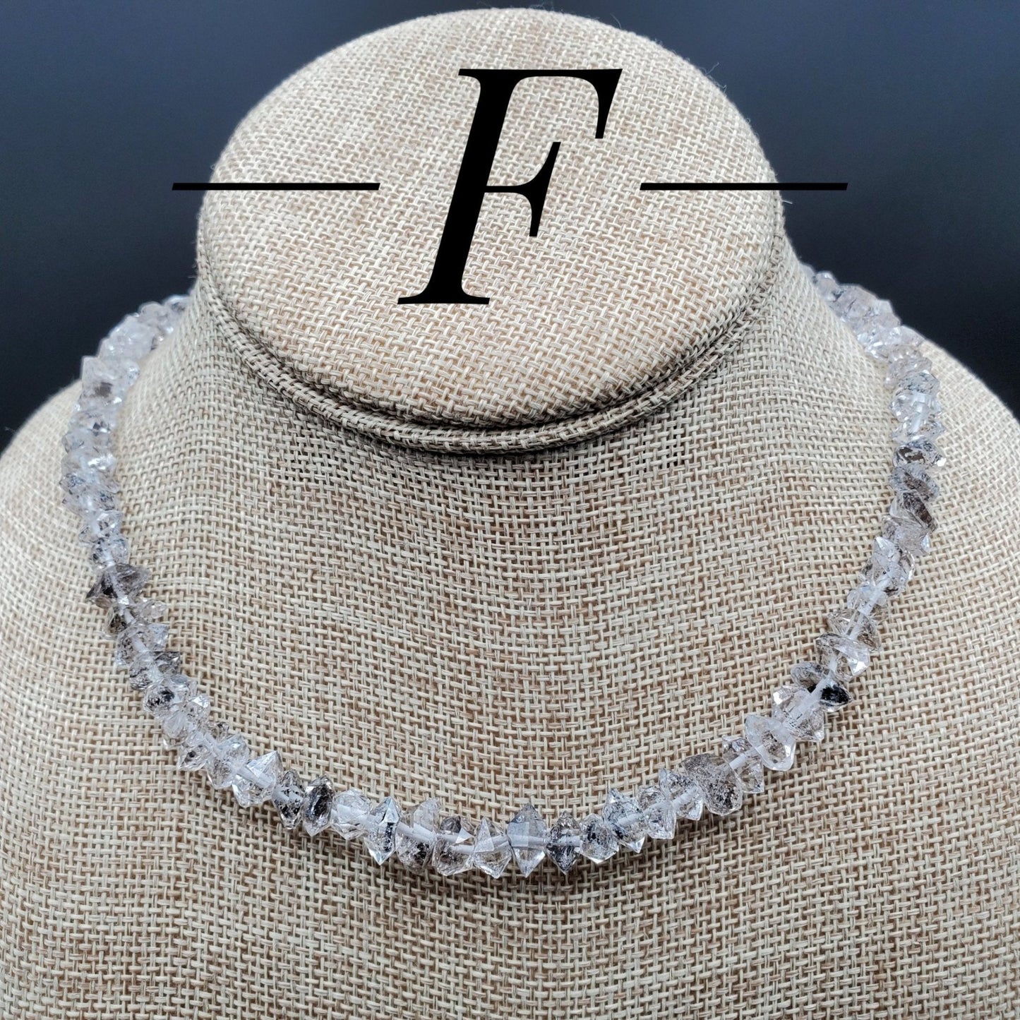 Herkimer Diamond Necklace 16 Inch Small Stones