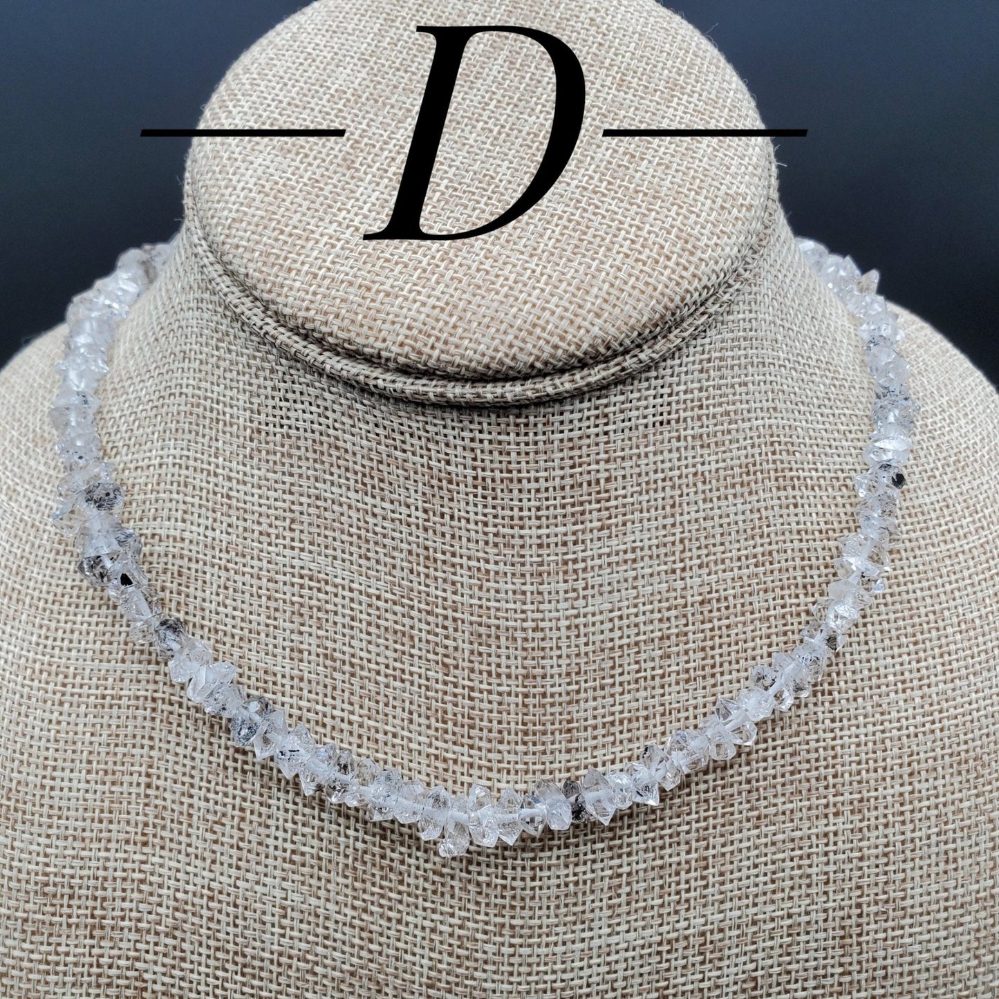 Herkimer Diamond Necklace 16 Inch Small Stones