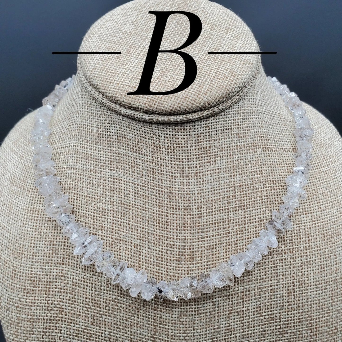 Herkimer Diamond Necklace 16 Inch Small Stones