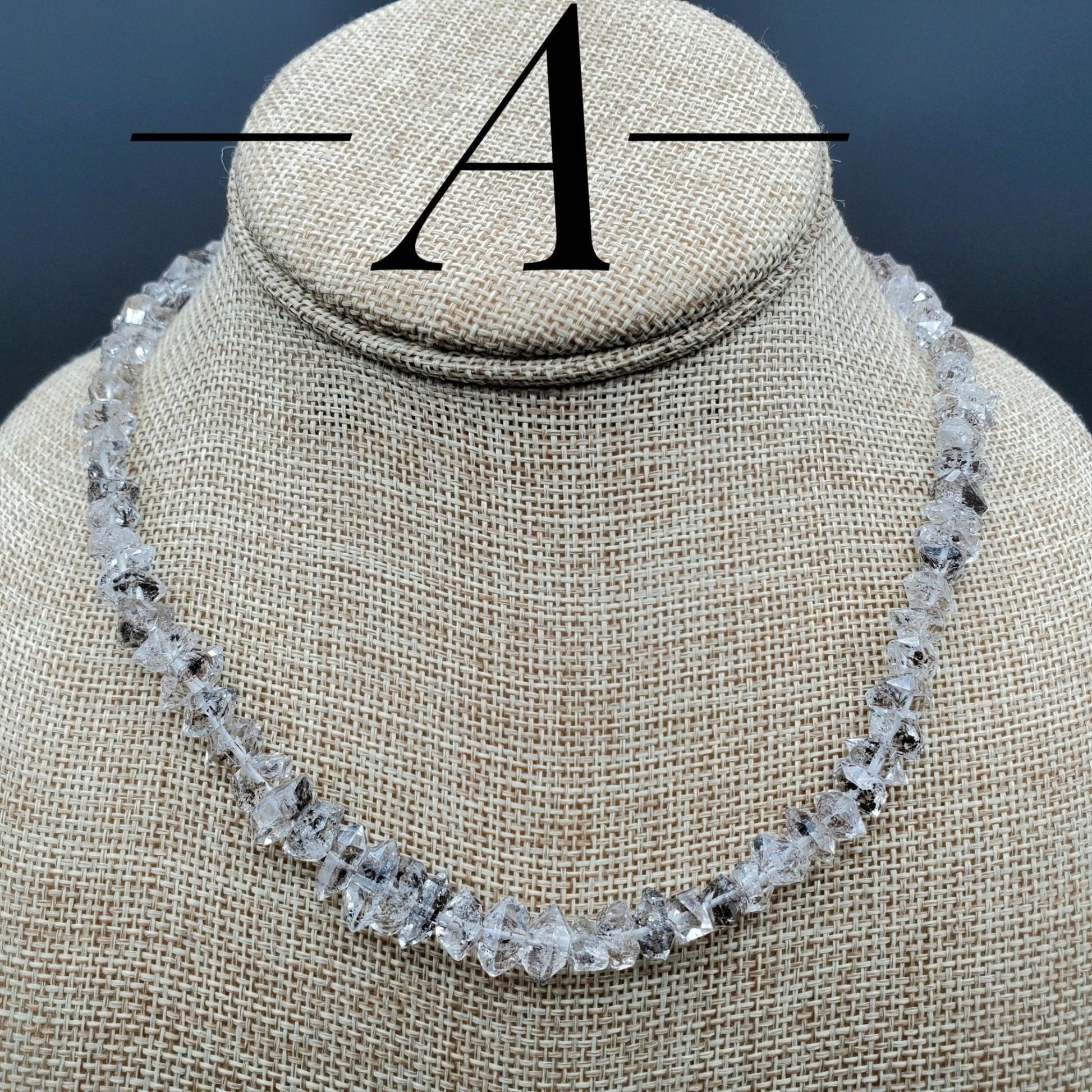 Herkimer Diamond Necklace 16 Inch Small Stones