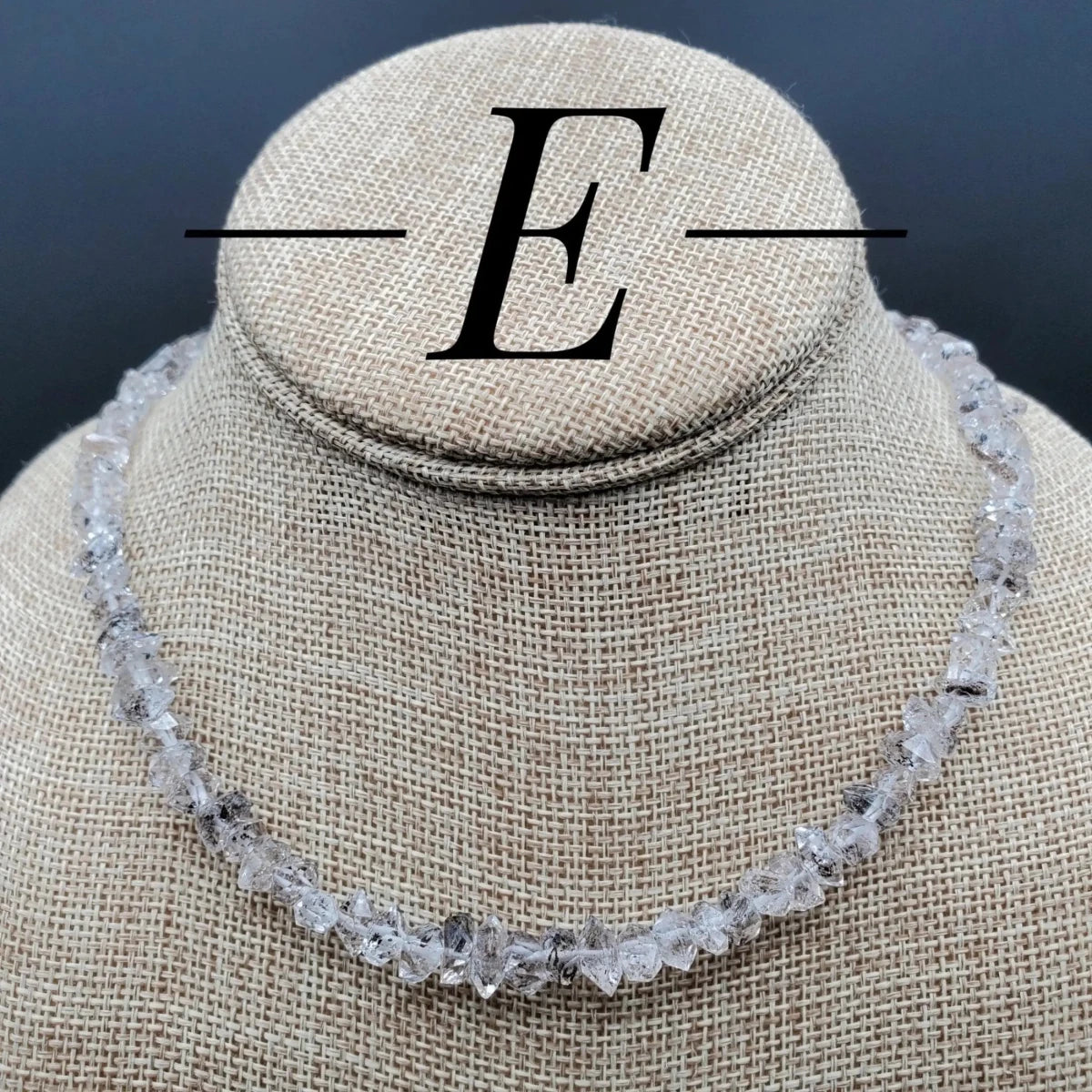 Herkimer Diamond Necklace 16 Inch Small Stones