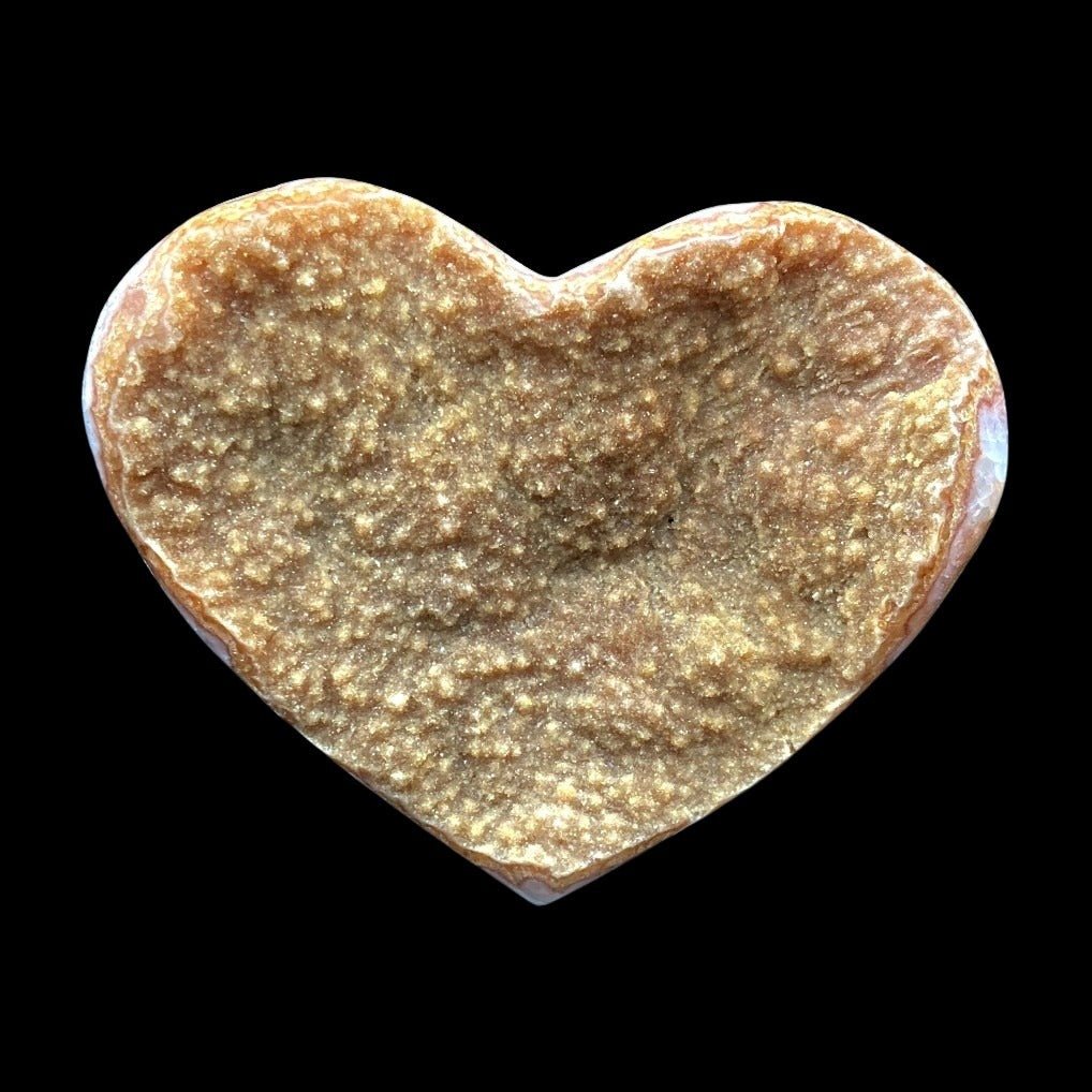 High Quality Natural Citrine Heart Crystal Cluster Rock