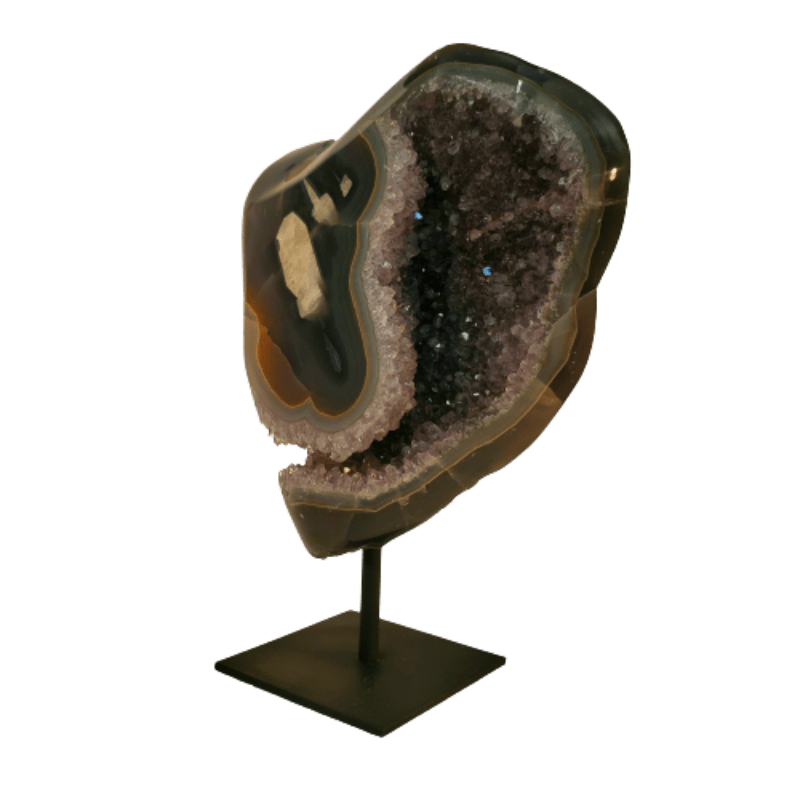 Home Decor Amethyst Sculpture on Stand