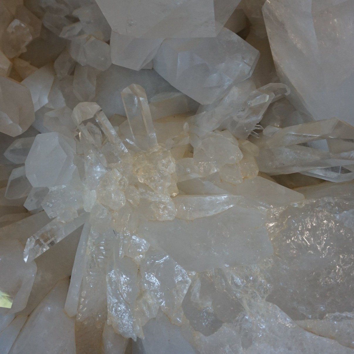 Huge Quartz Crystal Cluster Large Crystal Points