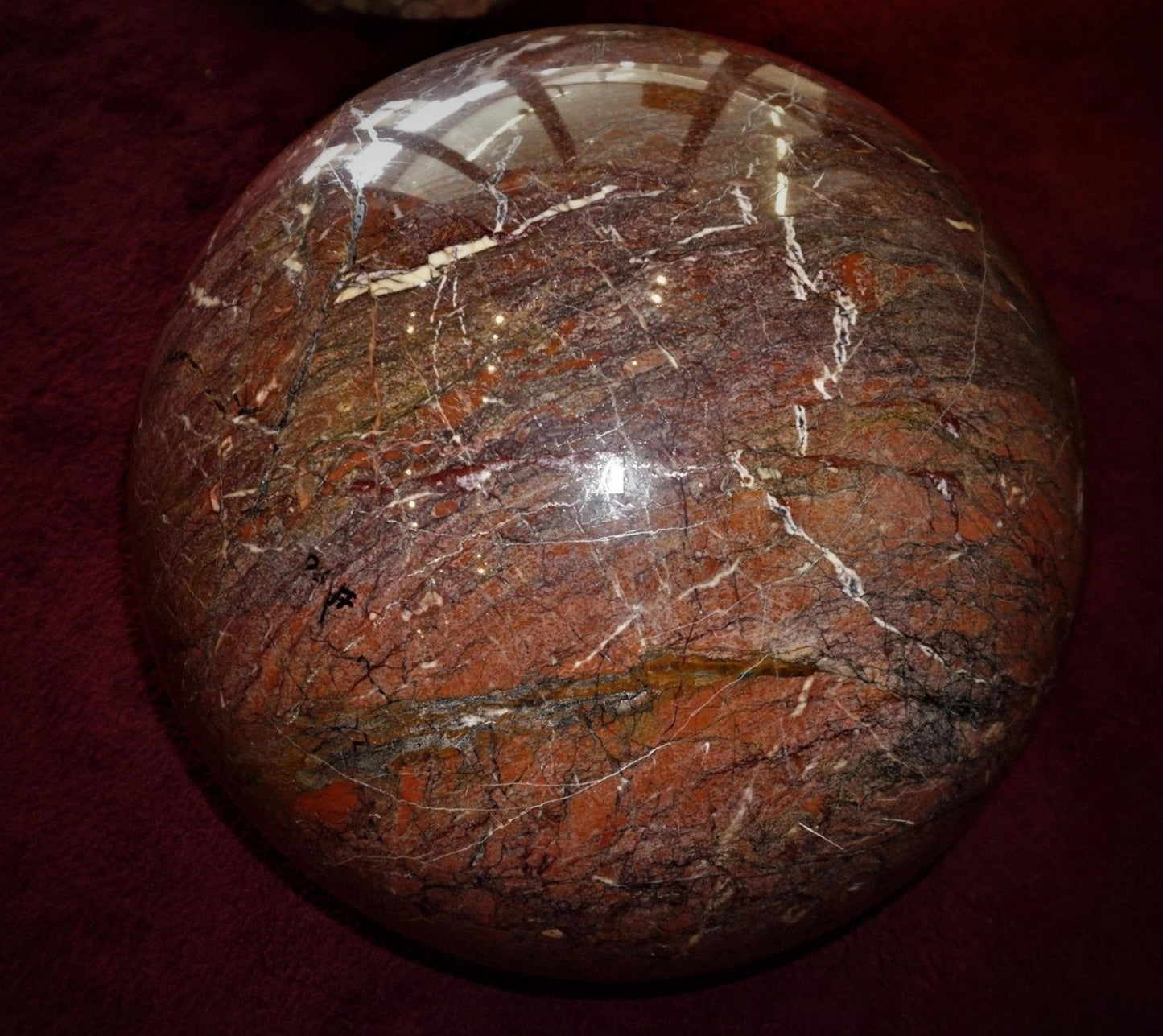 Jasper Sphere Extra Large 20 Inch