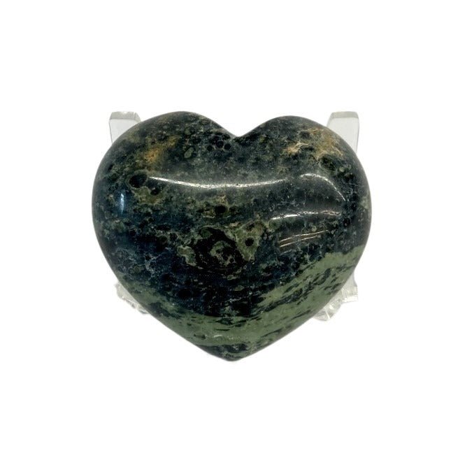 Kambaba Jasper Carved Heart