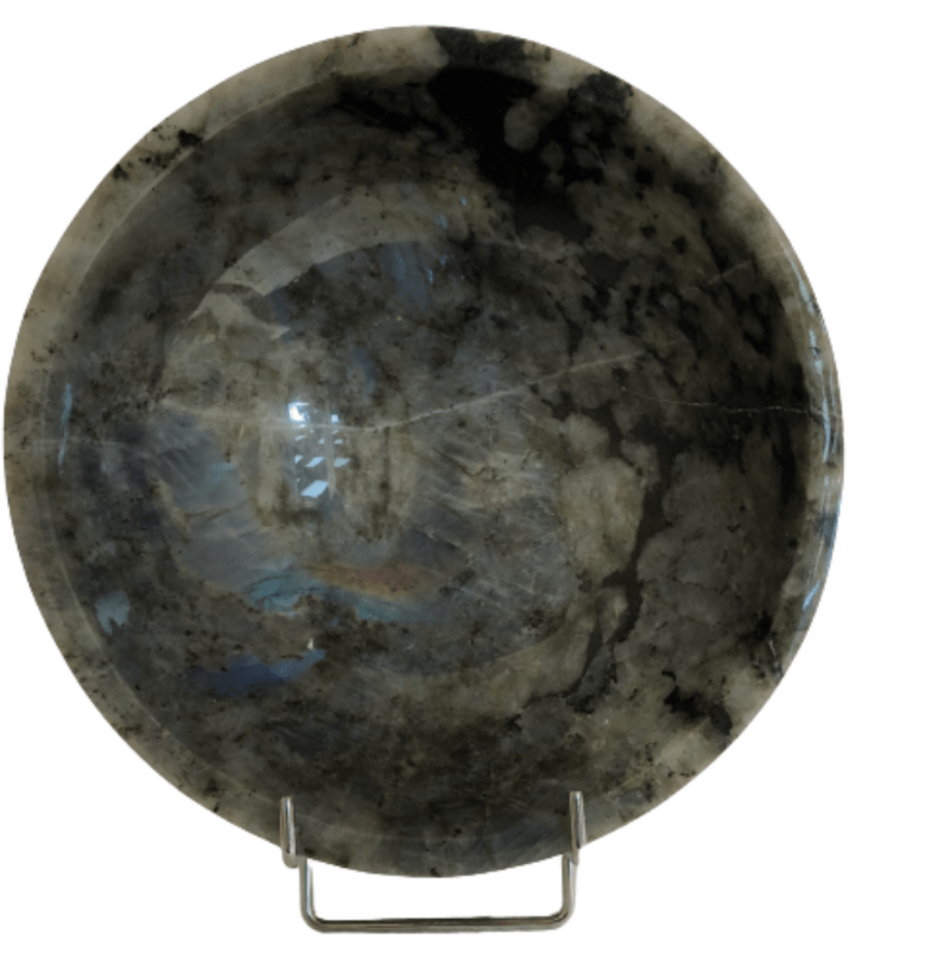 Labradorite Bowl Large Custom Carved Mineral Decor Accessory