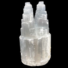 Load image into Gallery viewer, Lamp Raw Selenite Mineral Double Spiral Lamp Air Purifying Home Decor
