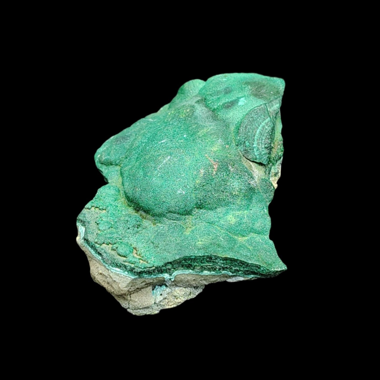 This is the left side of this Malachite specimen