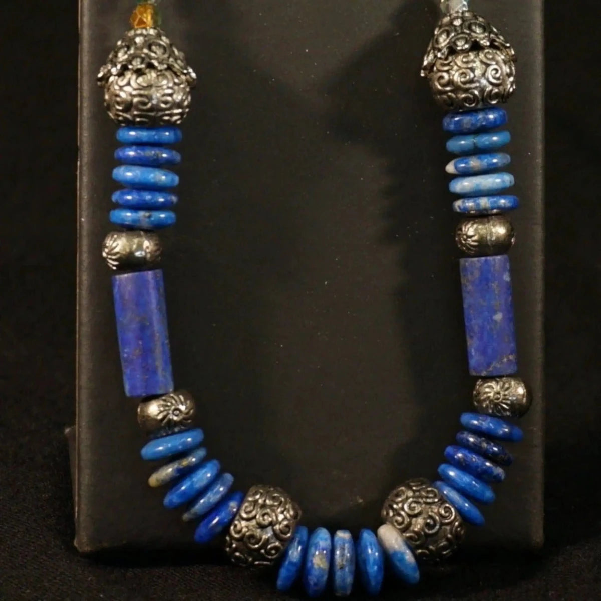 Lapis Bracelet with rondels