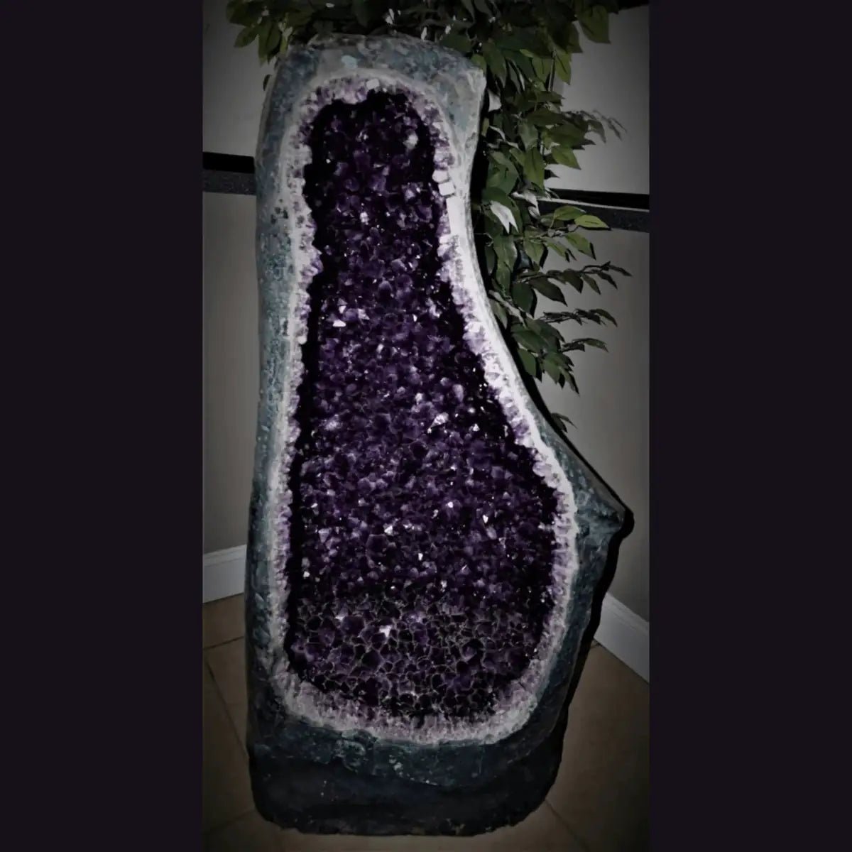 Large Amethyst Geode Cave Crystal
