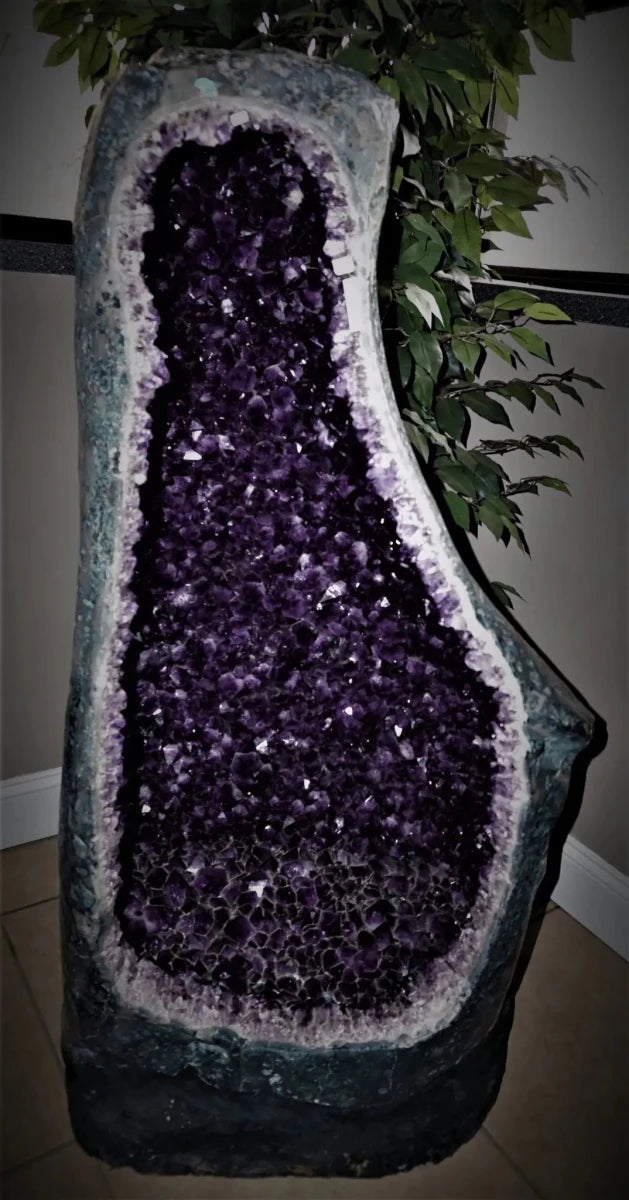 Large Amethyst Geode Cave Crystal