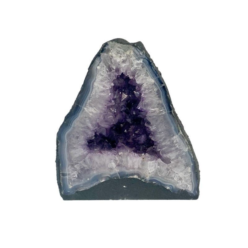 Large Amethyst Half Geode Cathedral