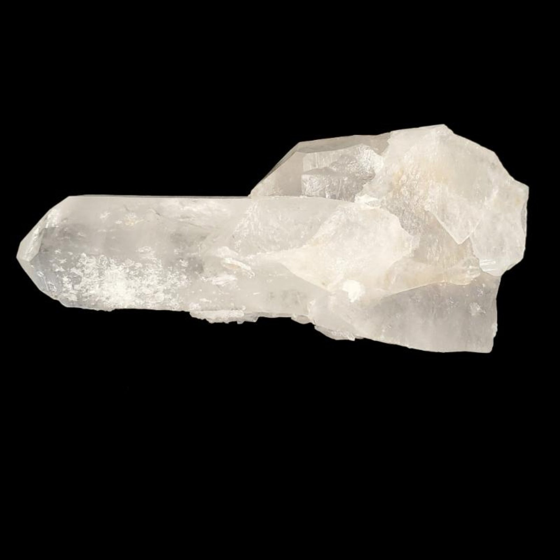 Large Crystal Point With Small Crystal Growths