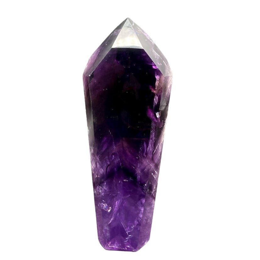 Large Deep Purple Amethyst Polished Point