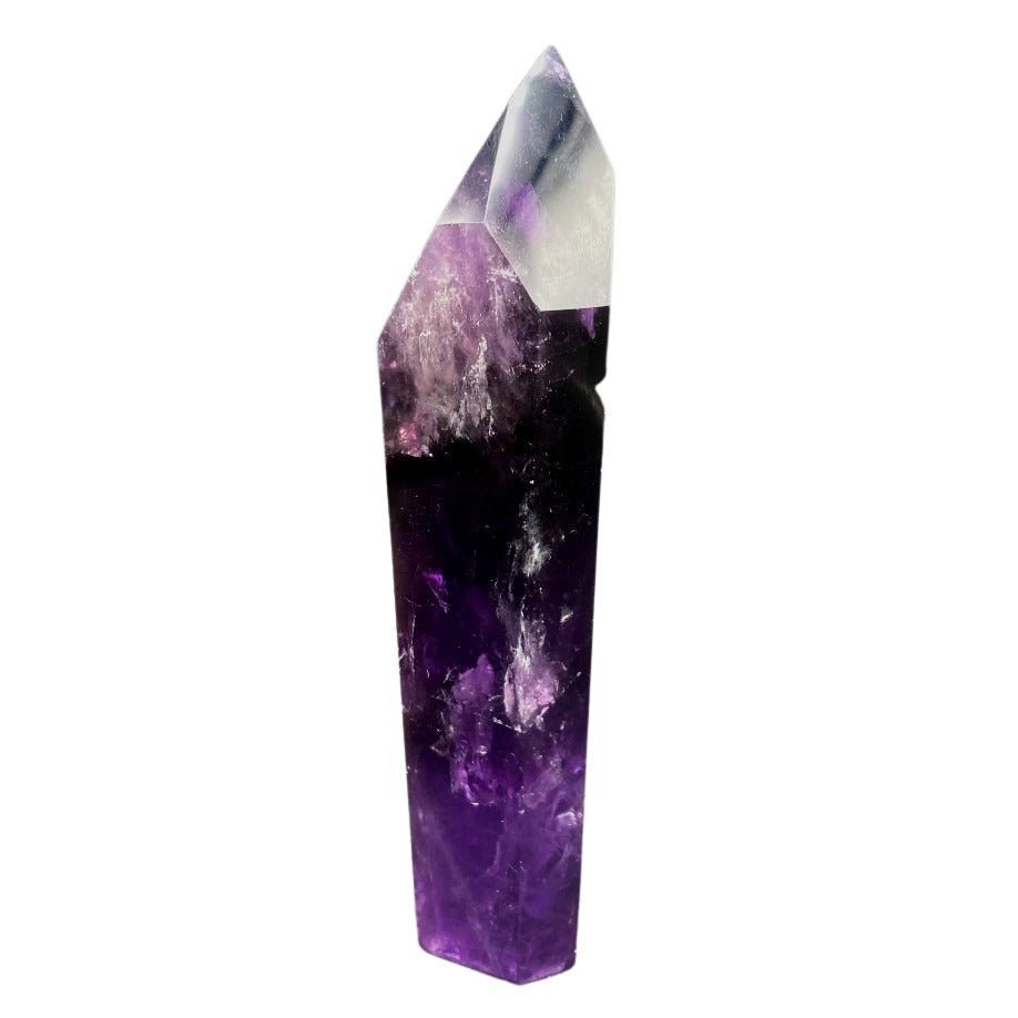 Large Deep Purple Amethyst Polished Point