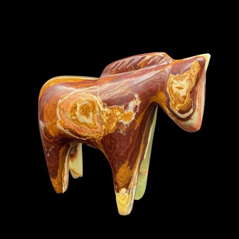 Large Onyx Horse