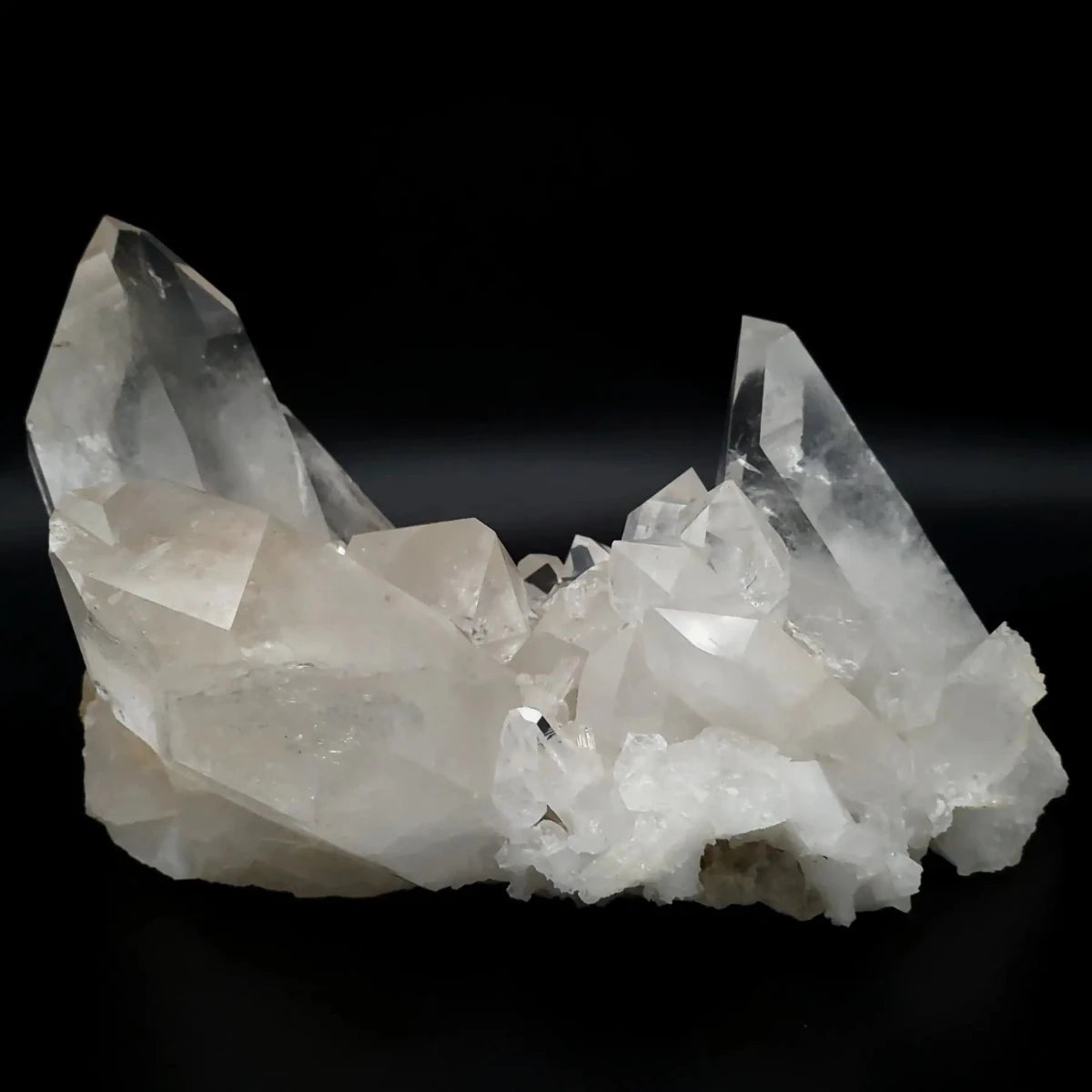 Large Pristine Quartz Crystal Cluster with multiple points