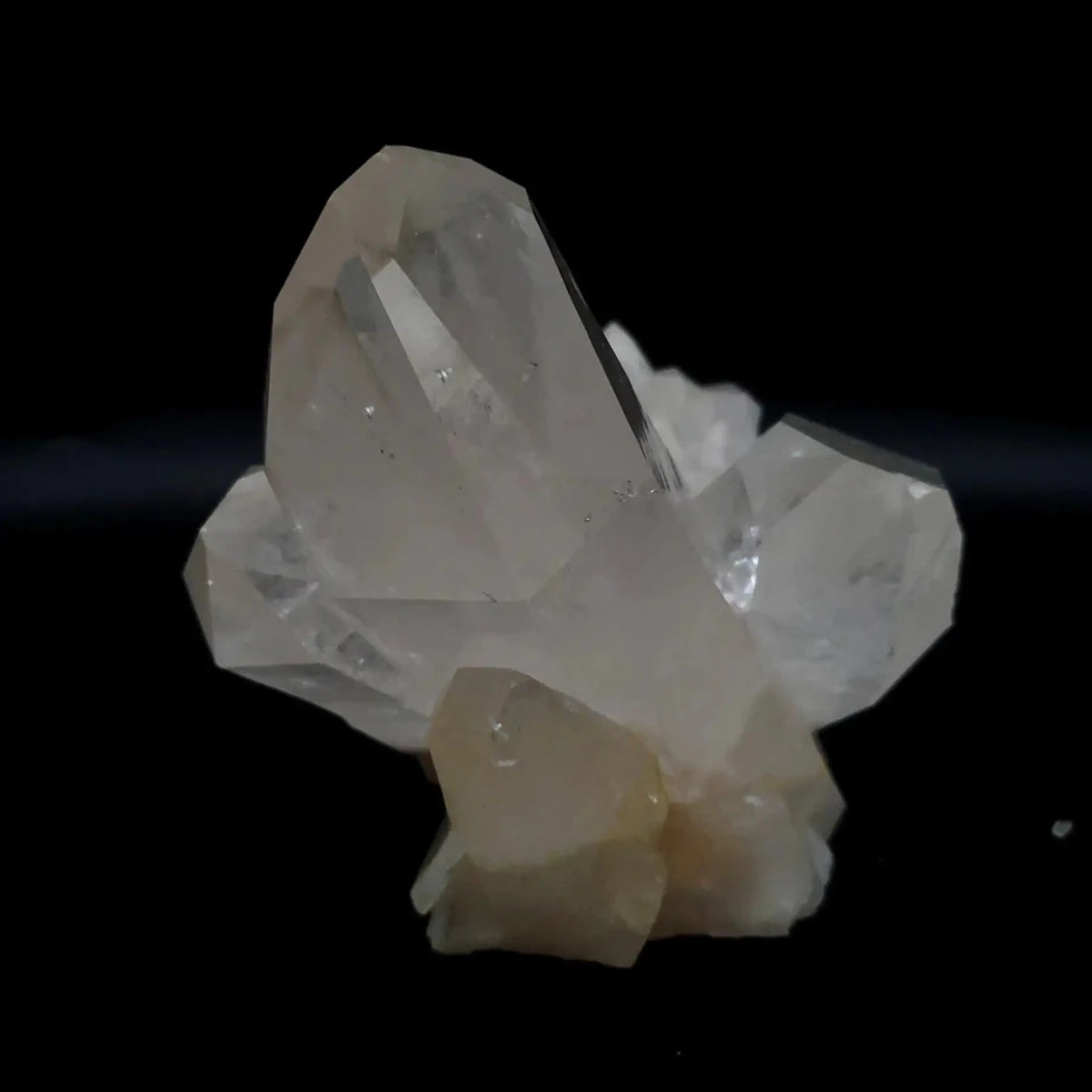 Top view of Large Pristine Quartz Crystal Cluster