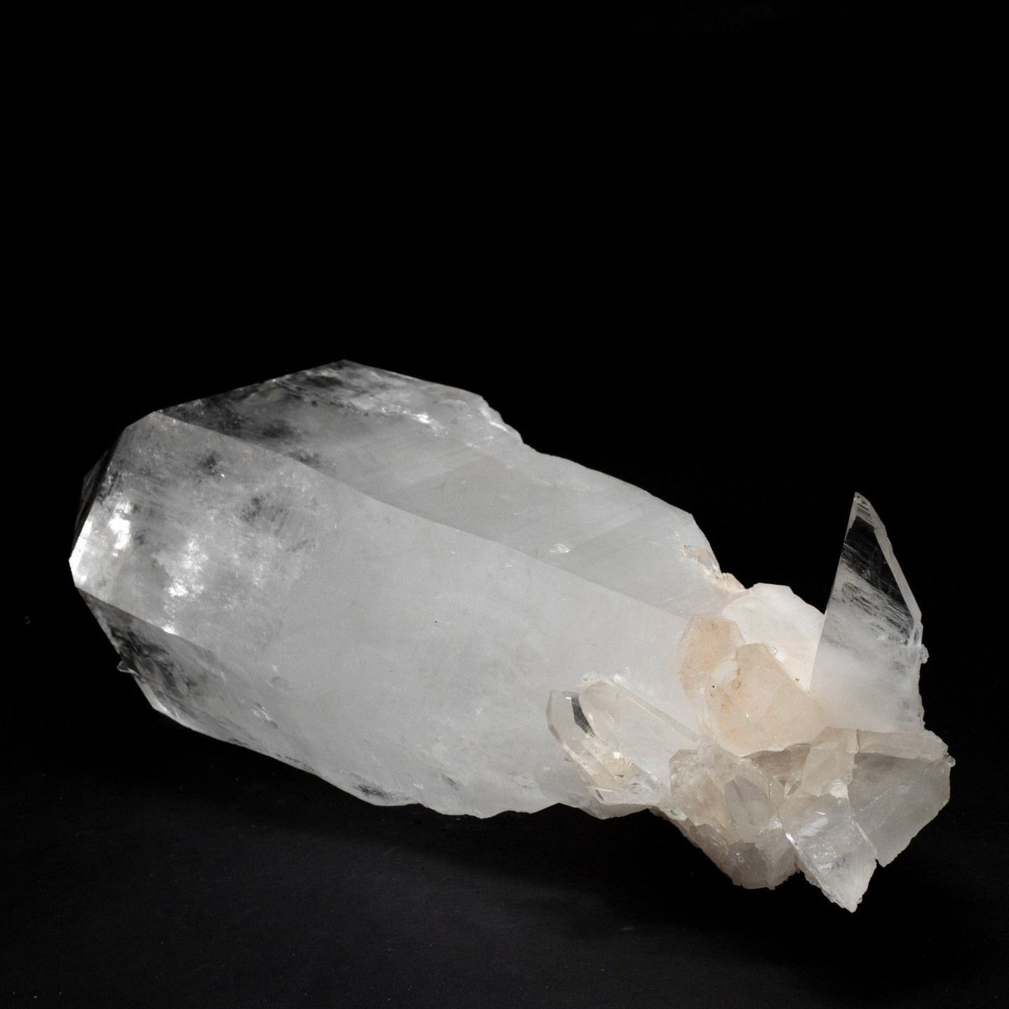 Large Quartz Crystal Point Self - Healed