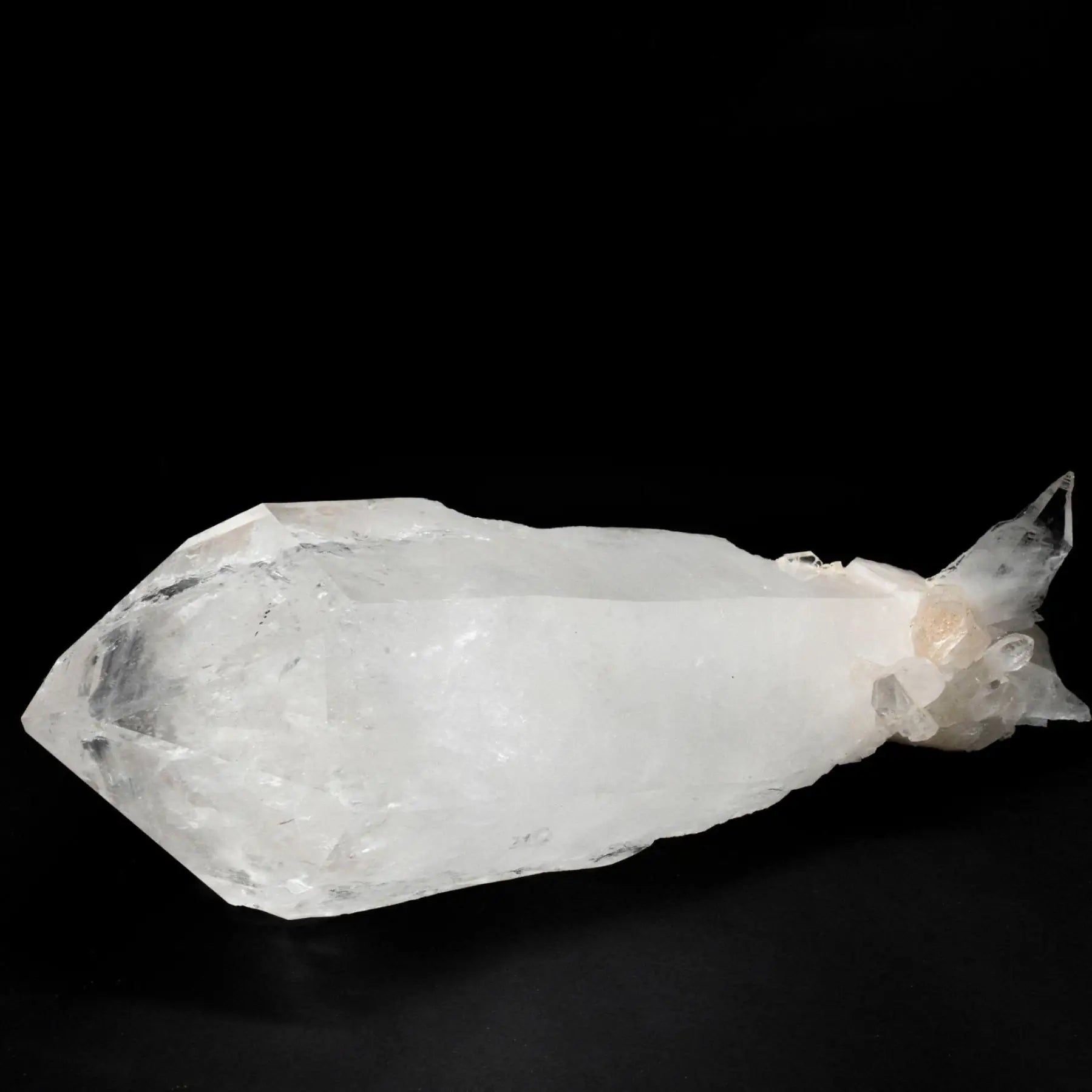 Large Quartz Crystal Point Self-Healed