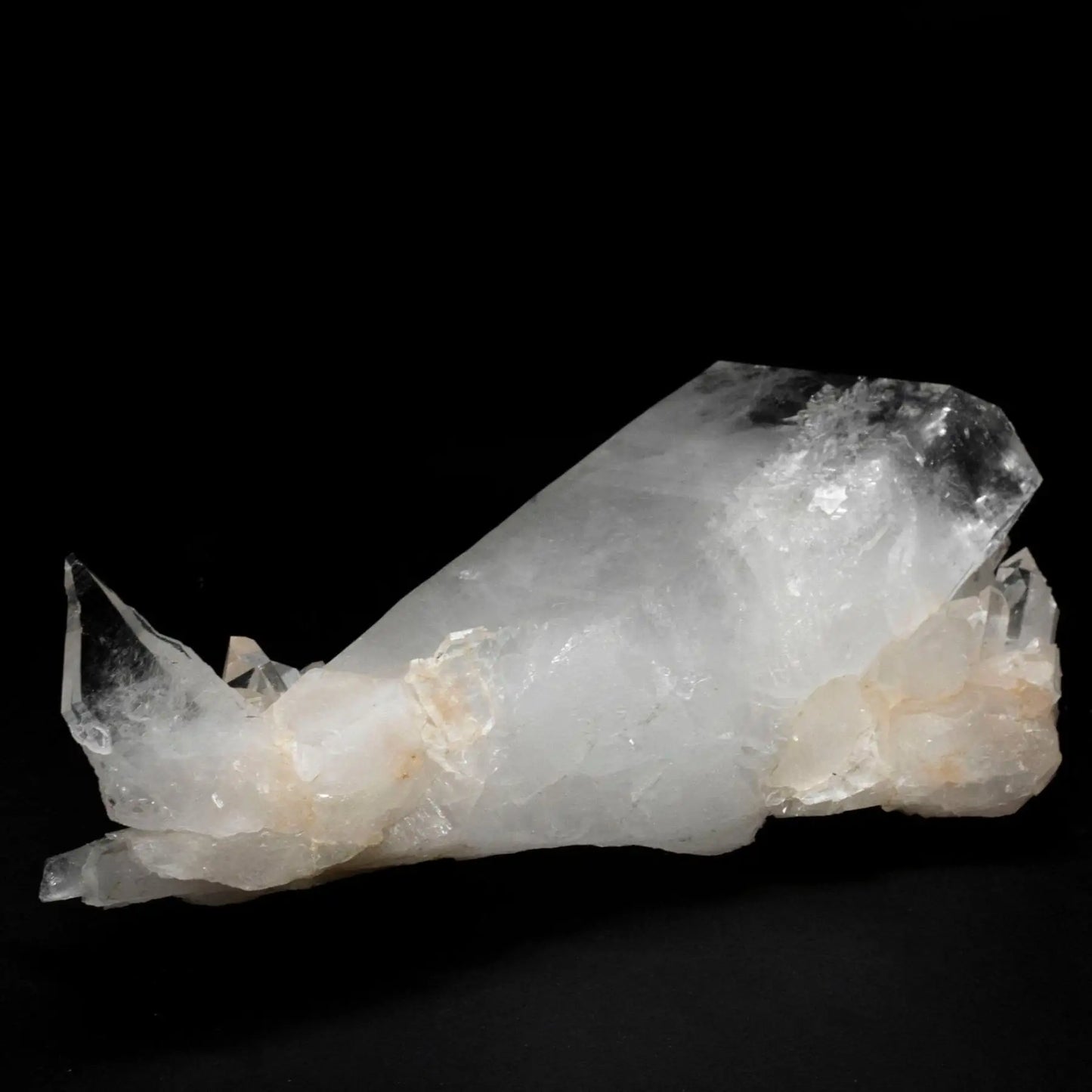 Large Quartz Crystal Point Self-Healed