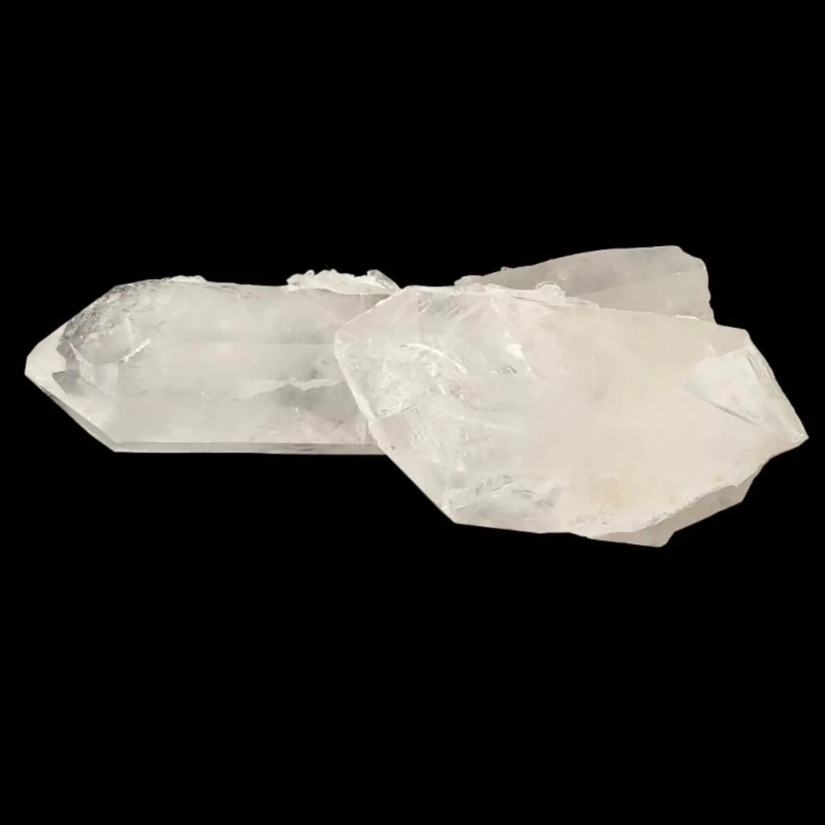 Side view Large Crystal Point With Small Crystal Growths