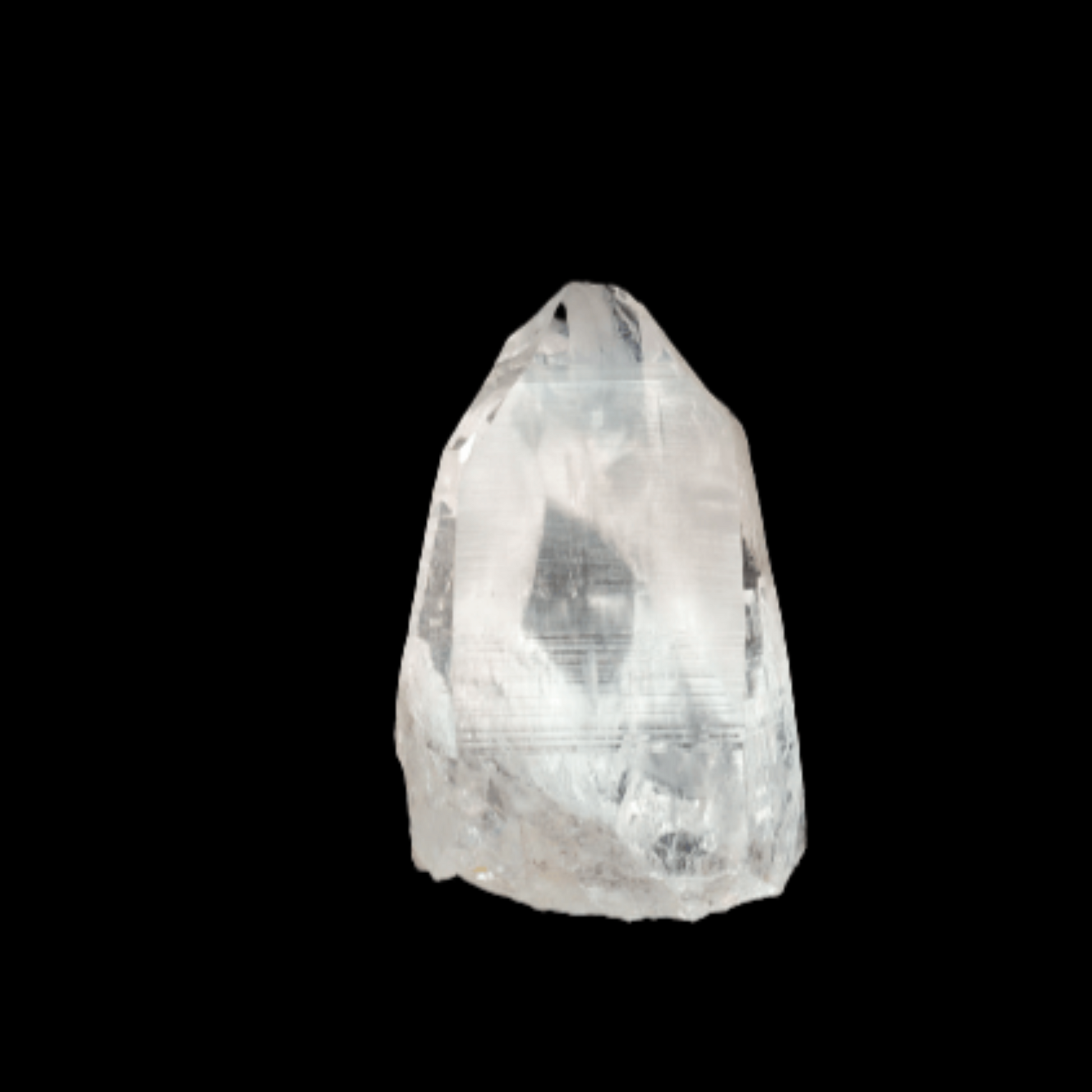 Lemurian Crystal Point Prominent Ladder Lines