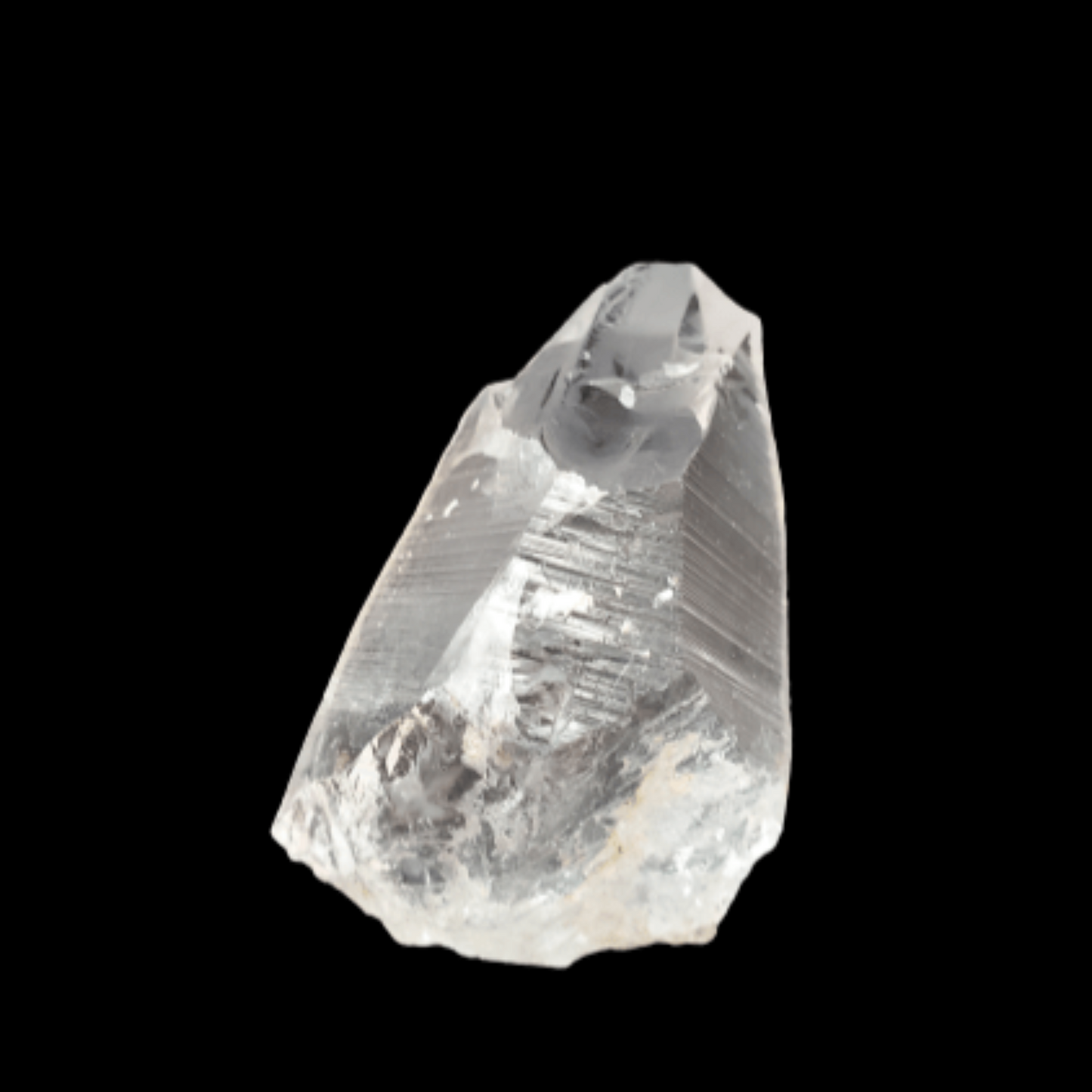 Lemurian Crystal Point Prominent Ladder Lines