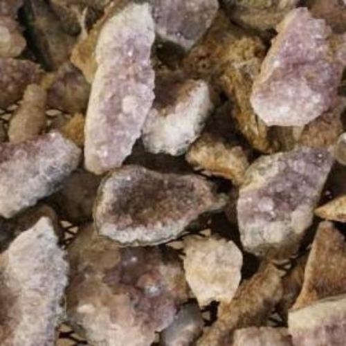 Light Amethyst Crystal Rock Sold In Bulk