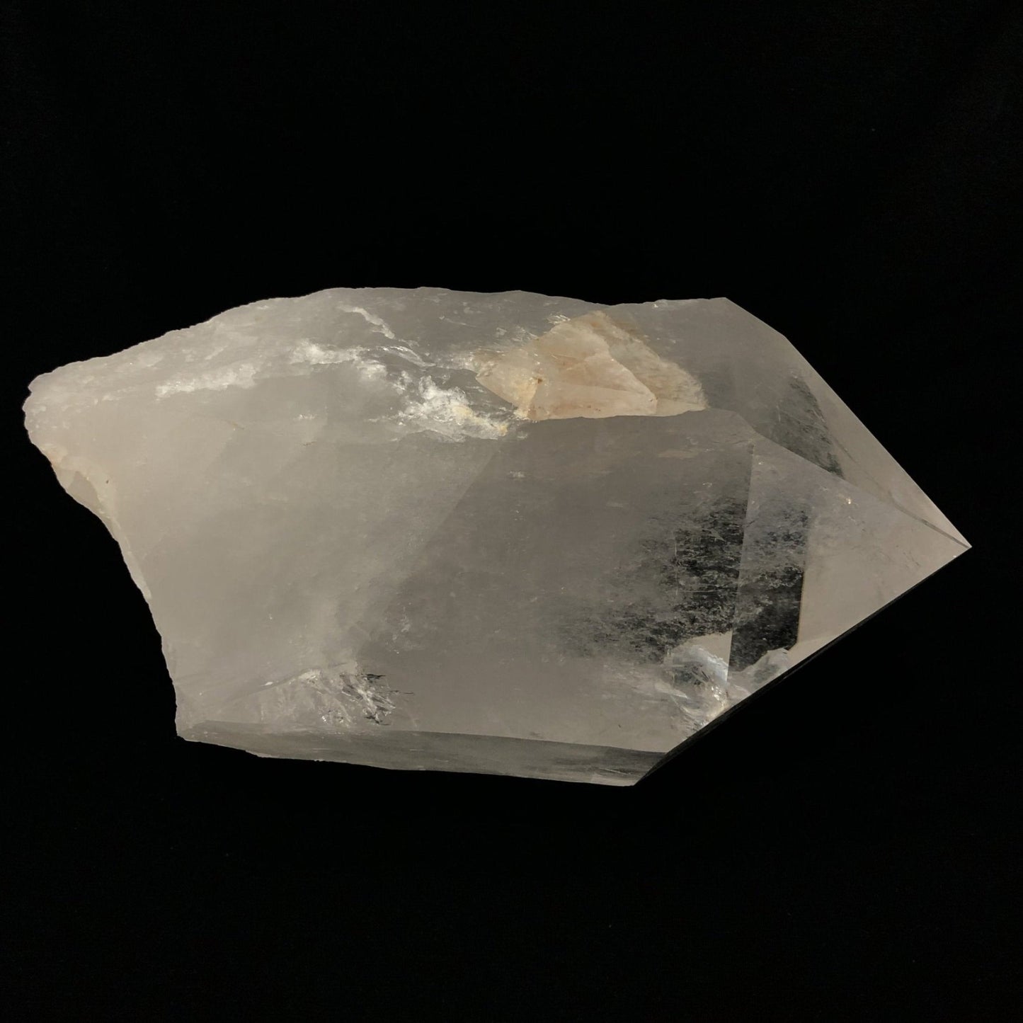 Long Crystal Point 12 Inch Clarity Is Clear Point To Opaque Base