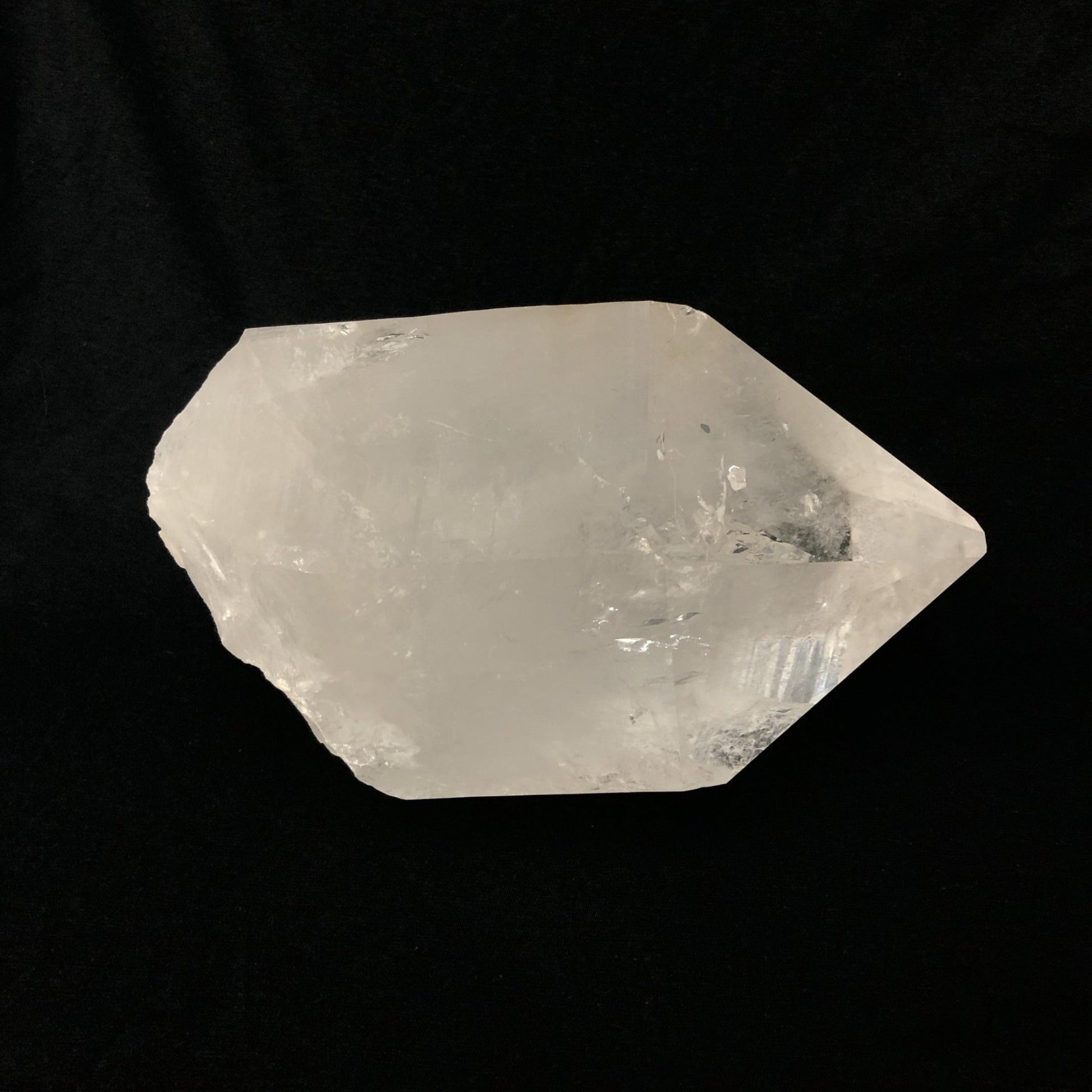 Long Crystal Point 12 Inch Clarity Is Clear Point To Opaque Base