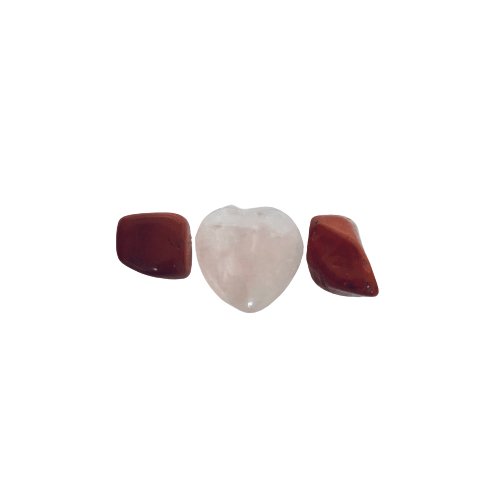 Love Stones Red Jasper Rose Quartz Amethyst Turquentine Crystal