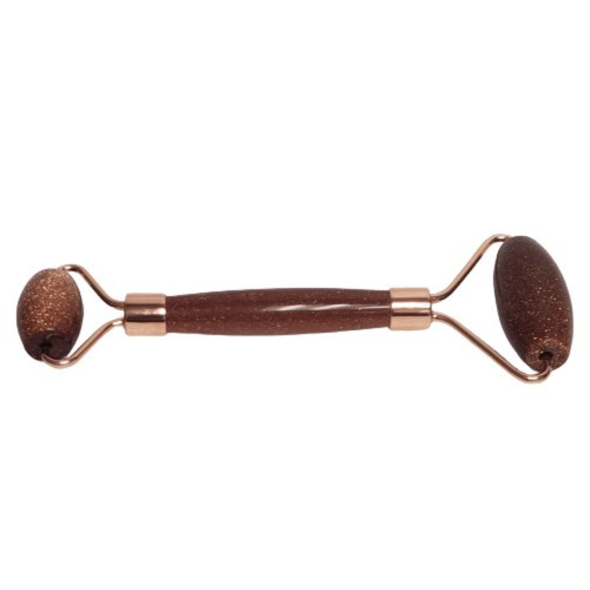 Massaging Goldstone Gemstone Facial Skincare Roller