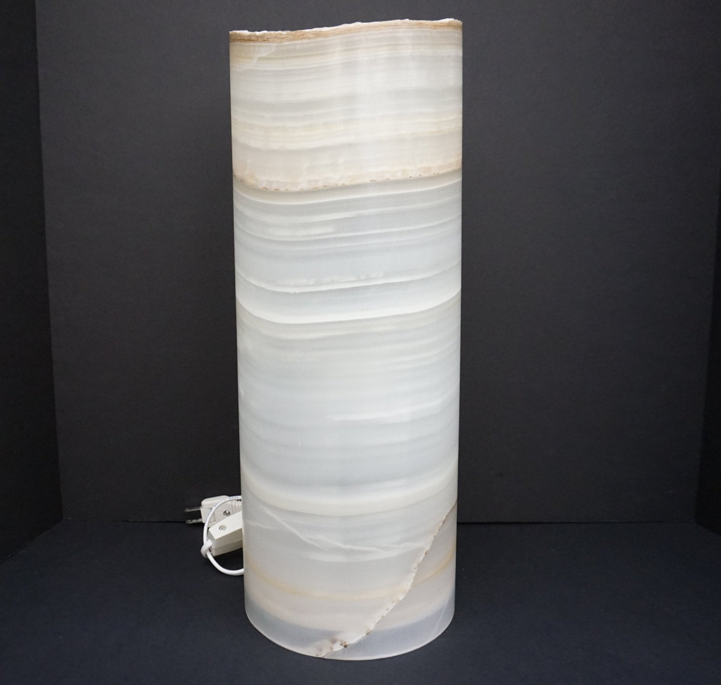 Mexican Onyx Lamp Cylinder Table Lamp Stone Lamps For Sale