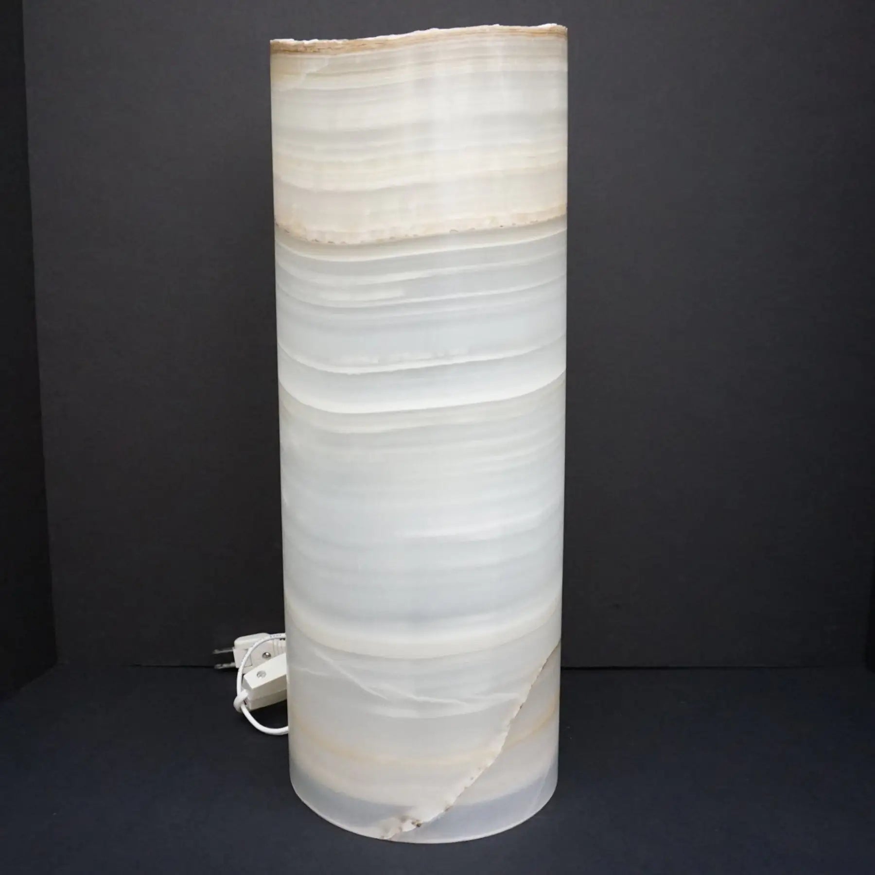 Mexican Onyx Lamp Cylinder Table Lamp Stone Lamps For Sale