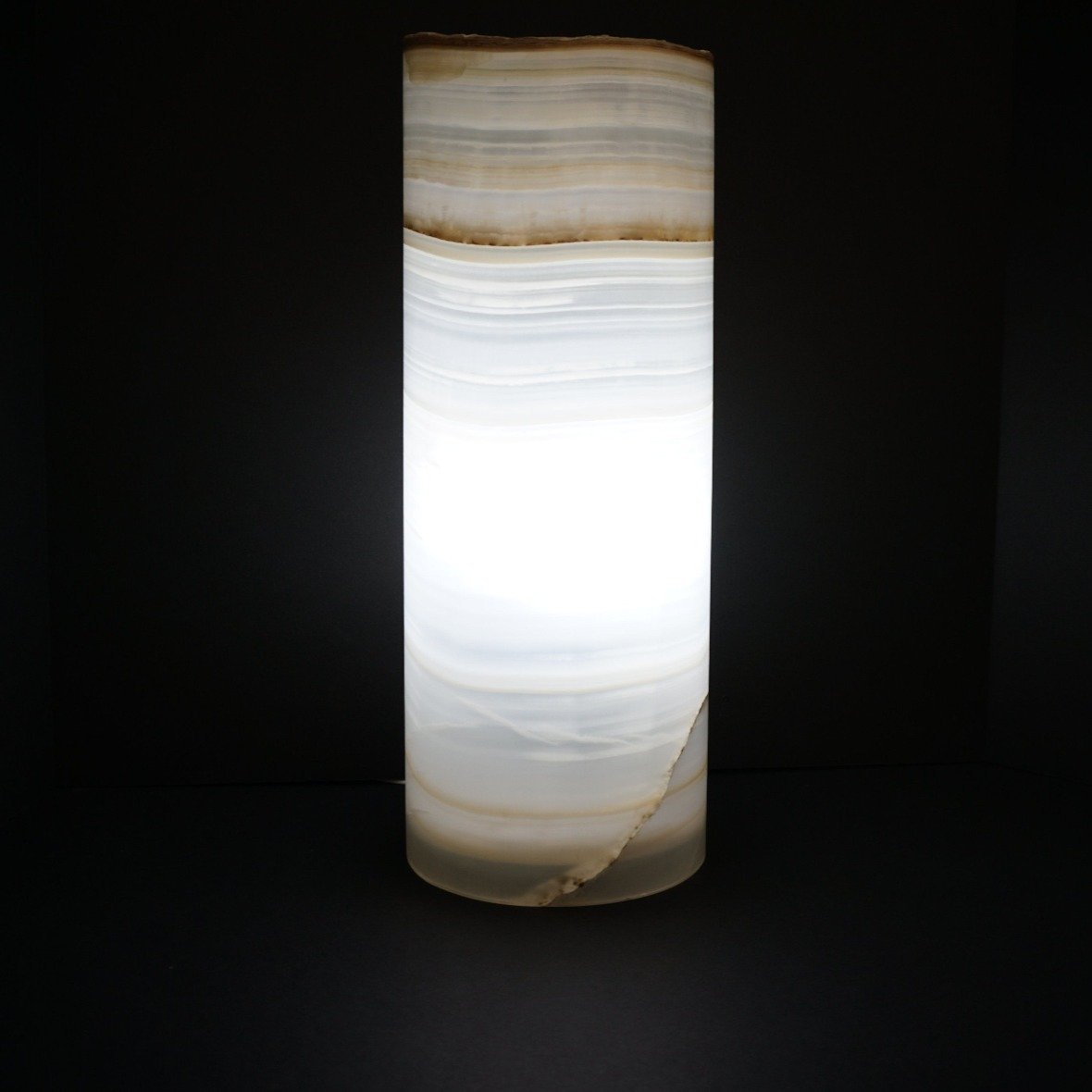 Mexican Onyx Lamp Cylinder Table Lamp Stone Lamps For Sale