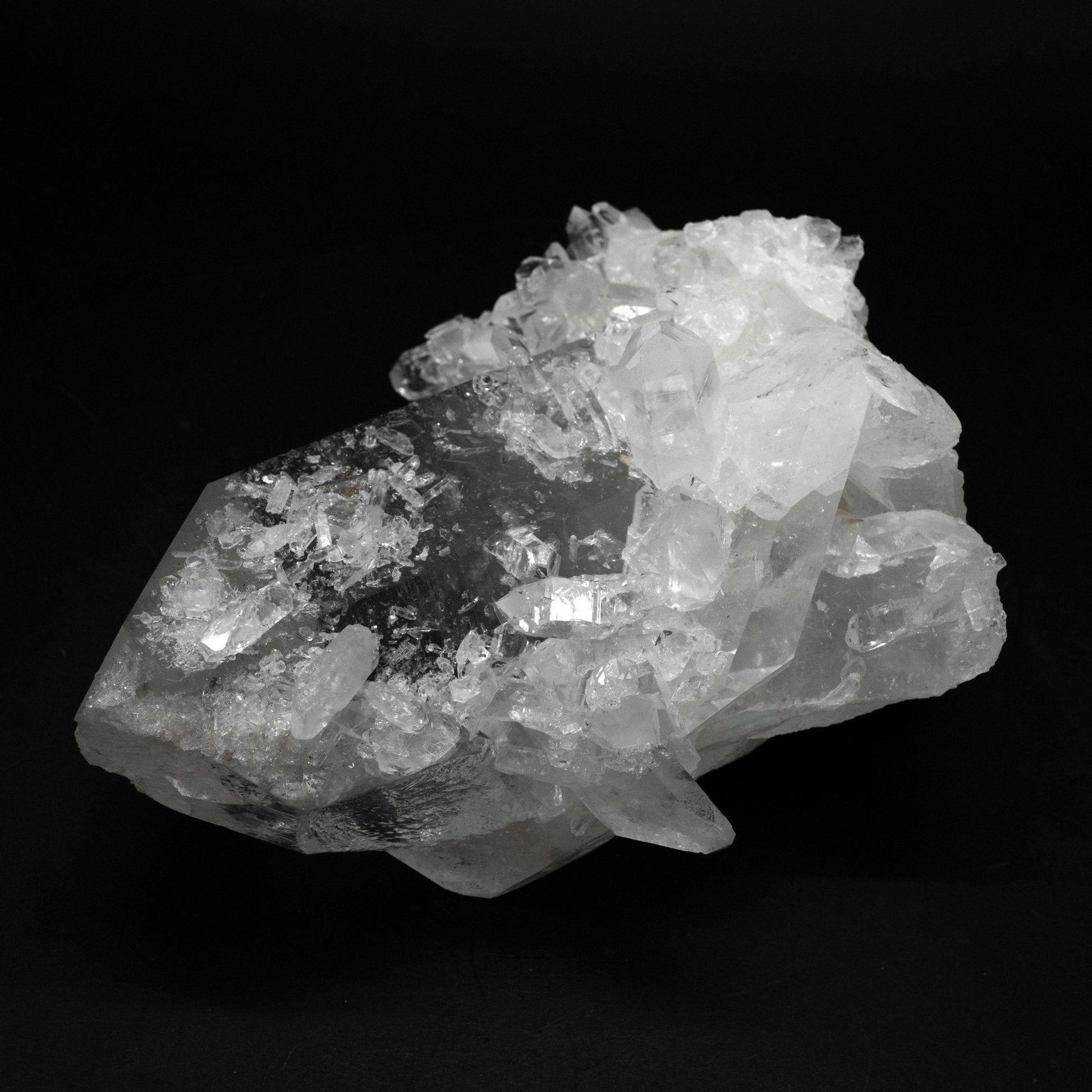 Minerals Quartz Clear Cluster Of Crystals