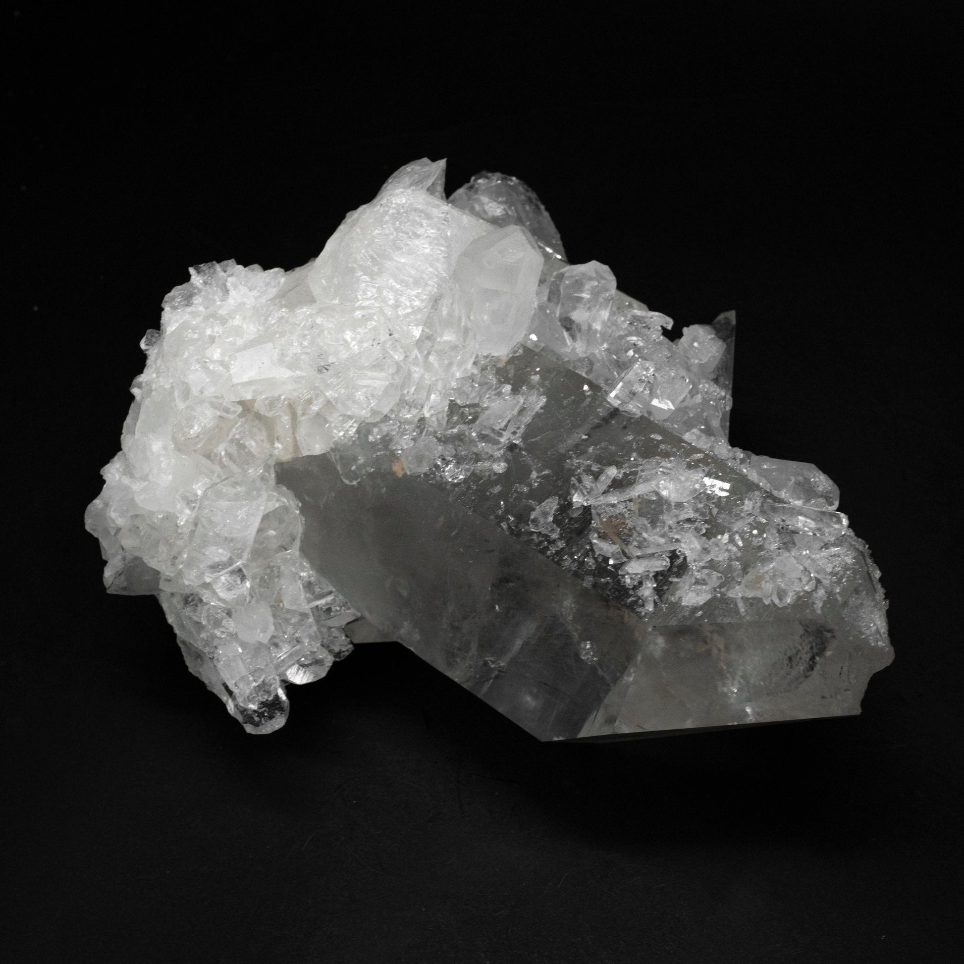 Minerals Quartz Clear Cluster Of Crystals