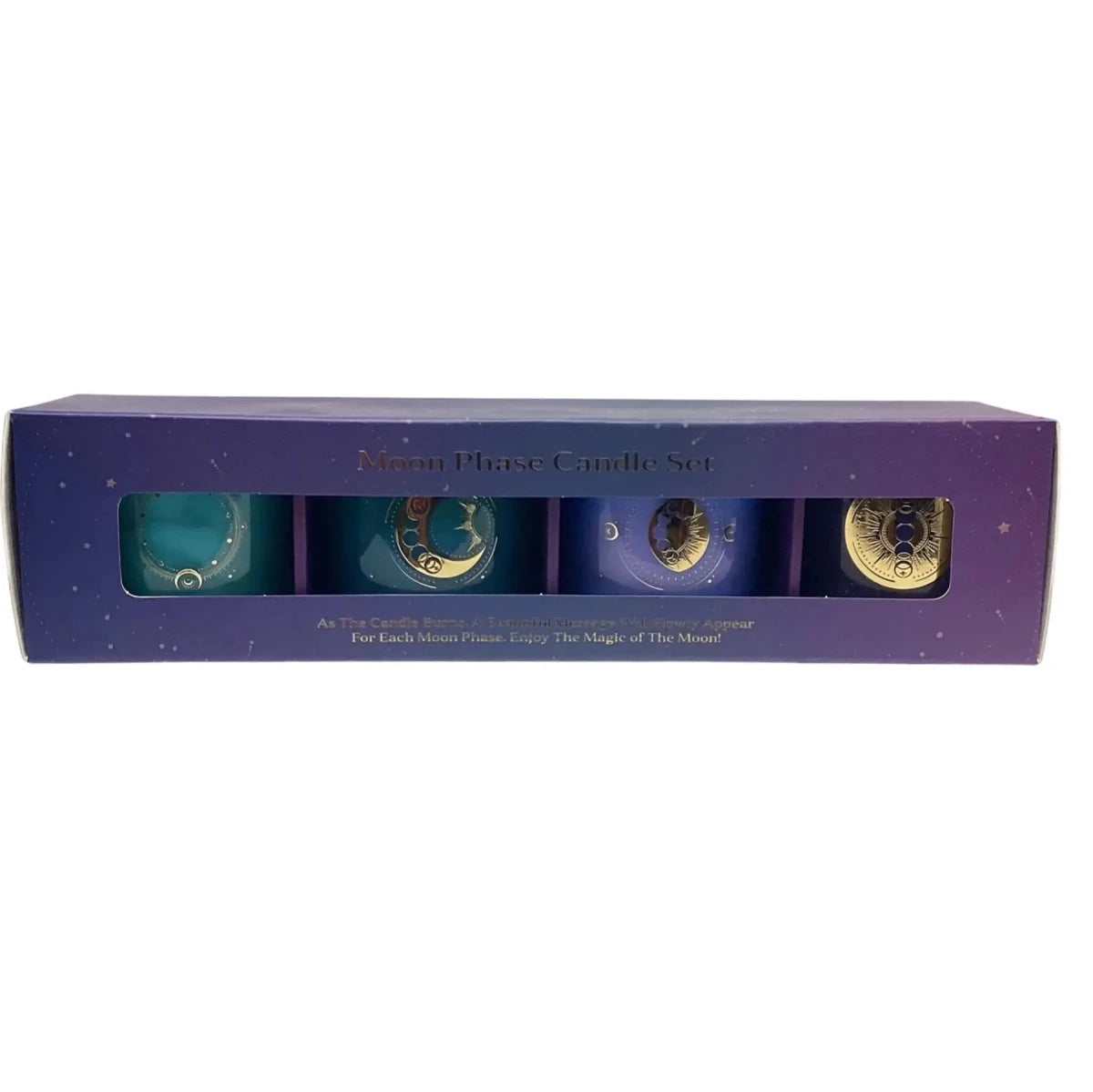 Purple Box Set Of 5 Candles