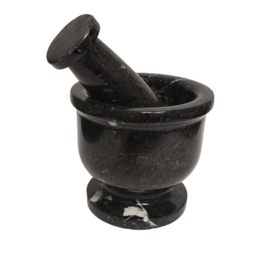 Mortar & Pestle Zebra Onyx Spice Grinder