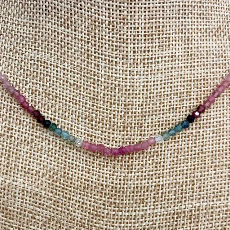 Close Up Of Tourmaline Beads