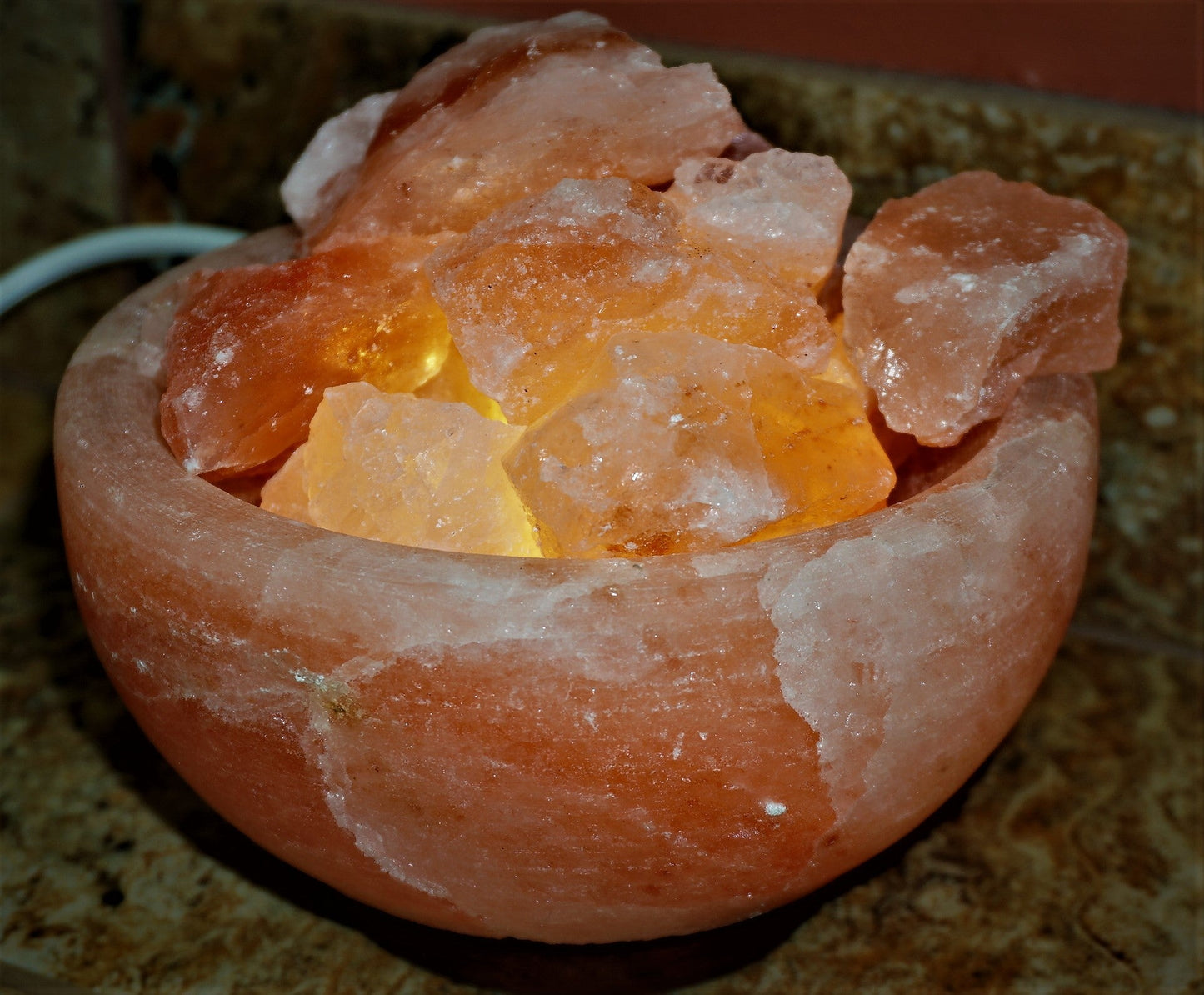 Natural Himalayan Salt Lamp From Nepal Dry Salt Bowl