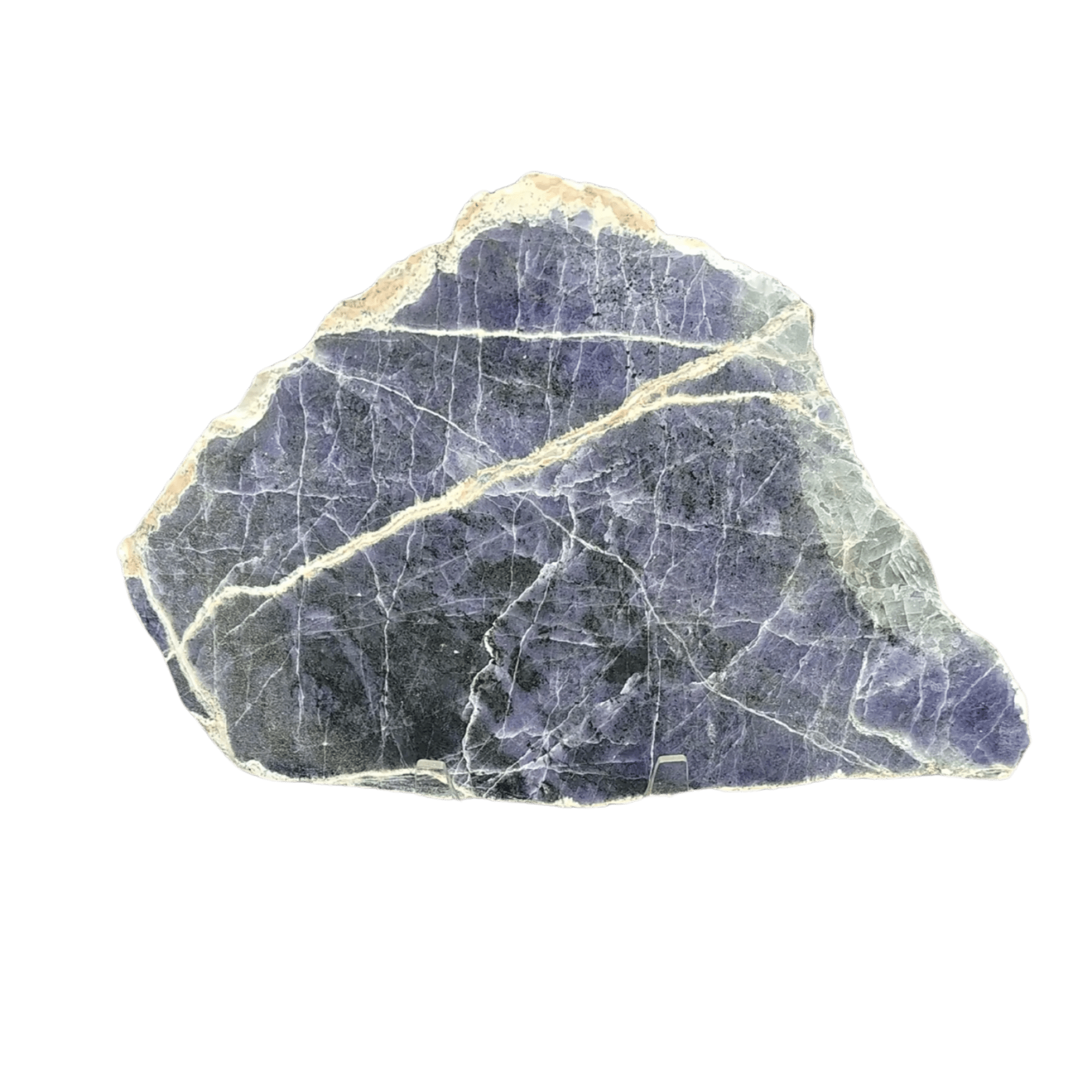 This is the front side of this purple opal slab