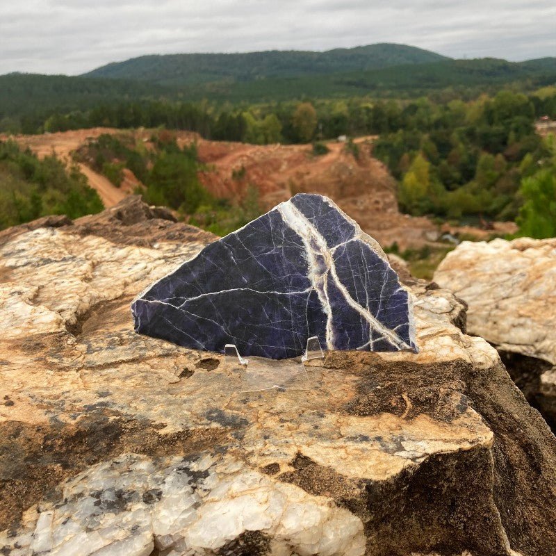 Natural "Morado" Purple Opal Stone Specimen