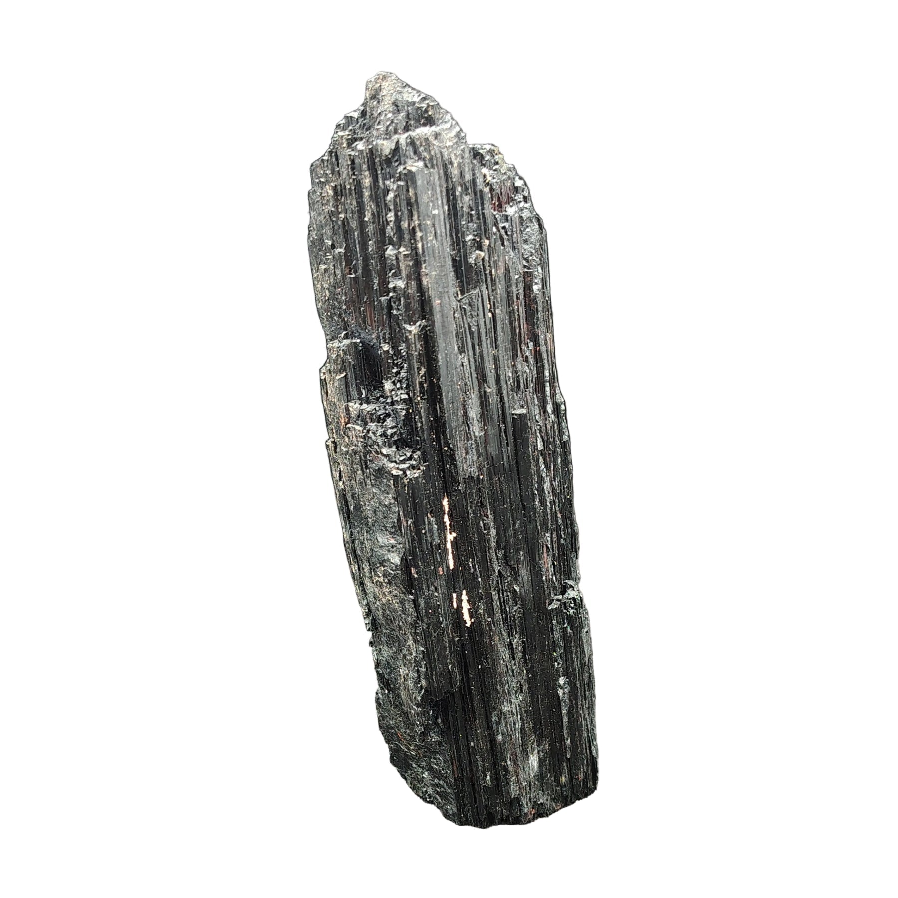 This is the left side of this black tourmaline with mica