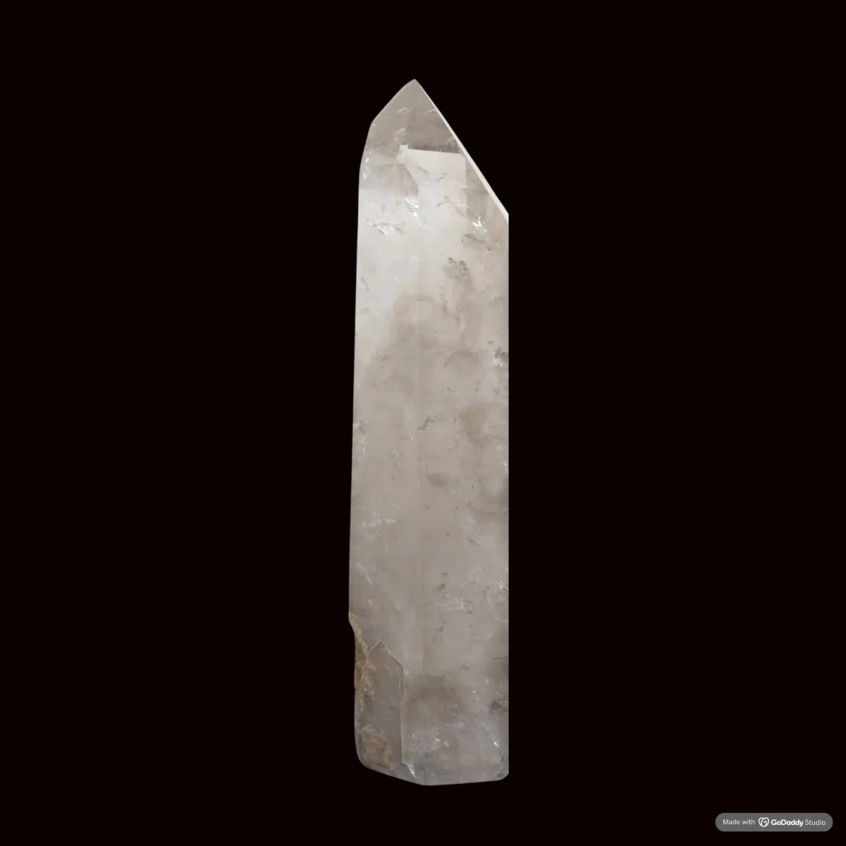 Alternate View Of Smoky Crystal Cut And Polished Point