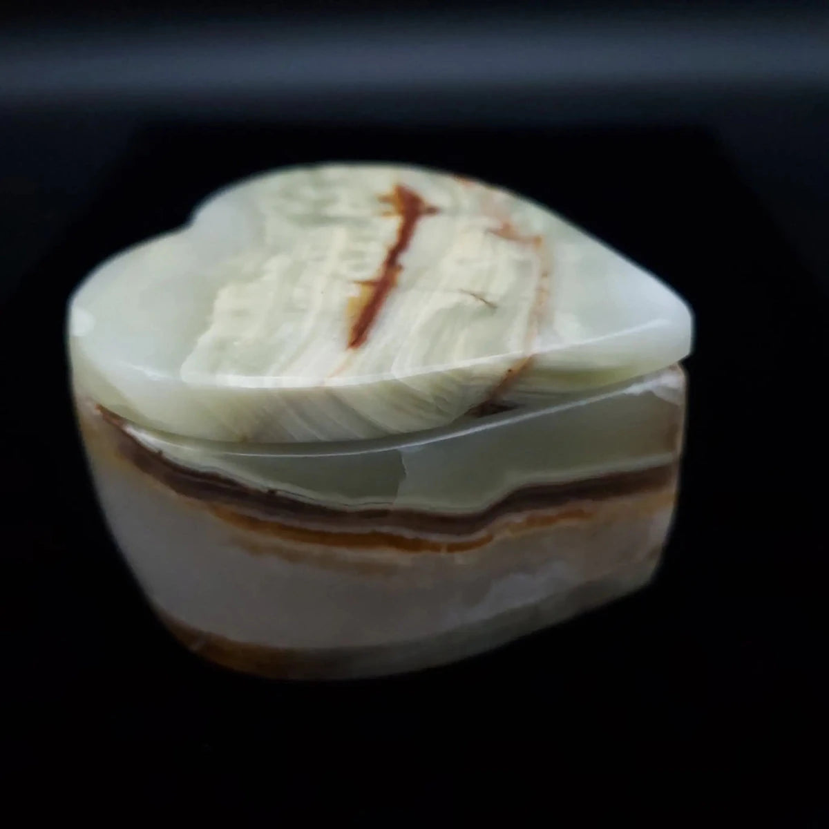 Green Onyx Trinket Box 